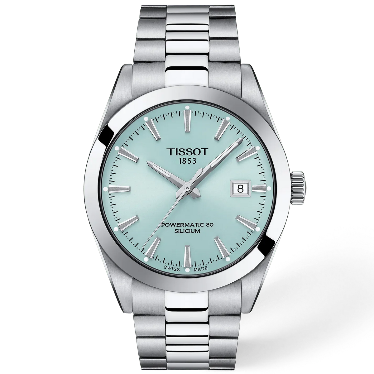 Tissot Gentleman T-Classic Ice Blue Dial Watch T1274071135100