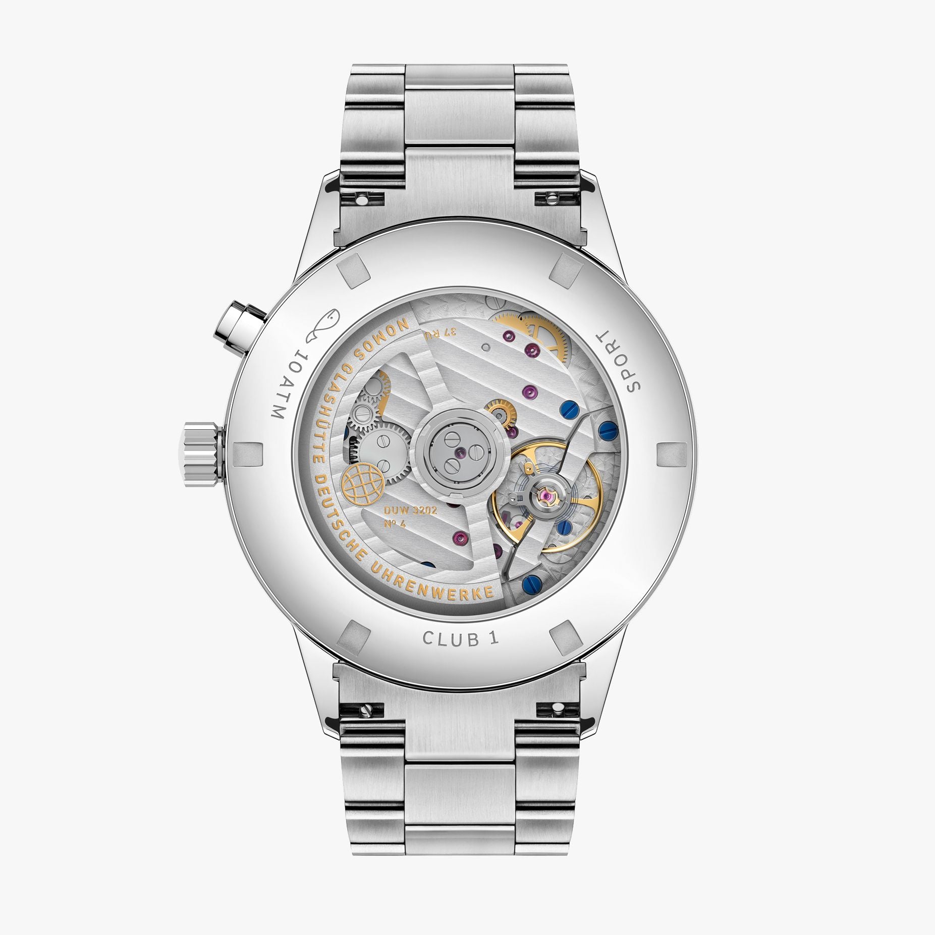 NOMOS Club Sport Neomatik Worldtimer Silver Ref. 791