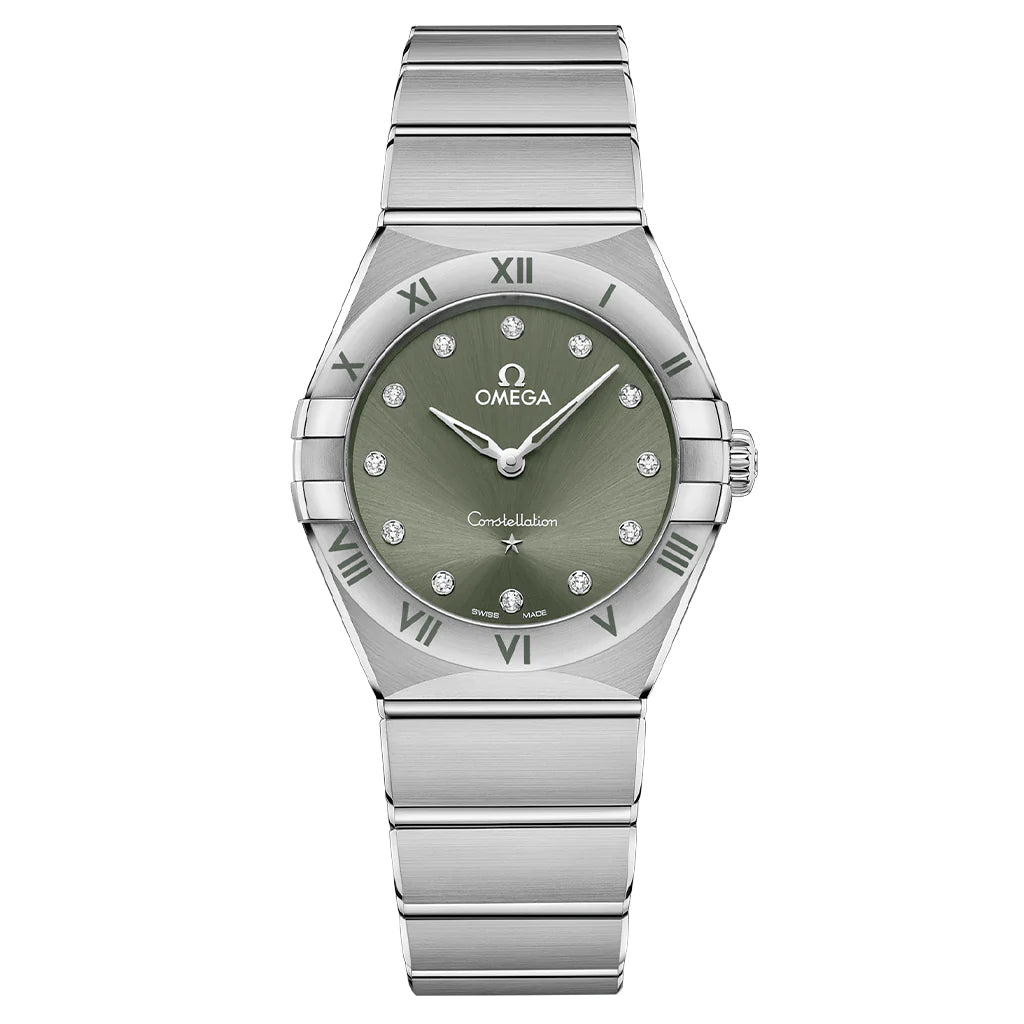 Omega Constellation Steel Diamonds Watch 28MM 131.10.28.60.60.001