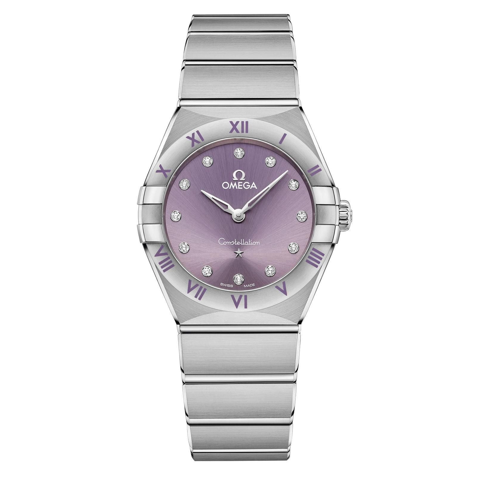 Omega Constellation Steel Diamonds Watch 28MM 131.10.28.60.60.002