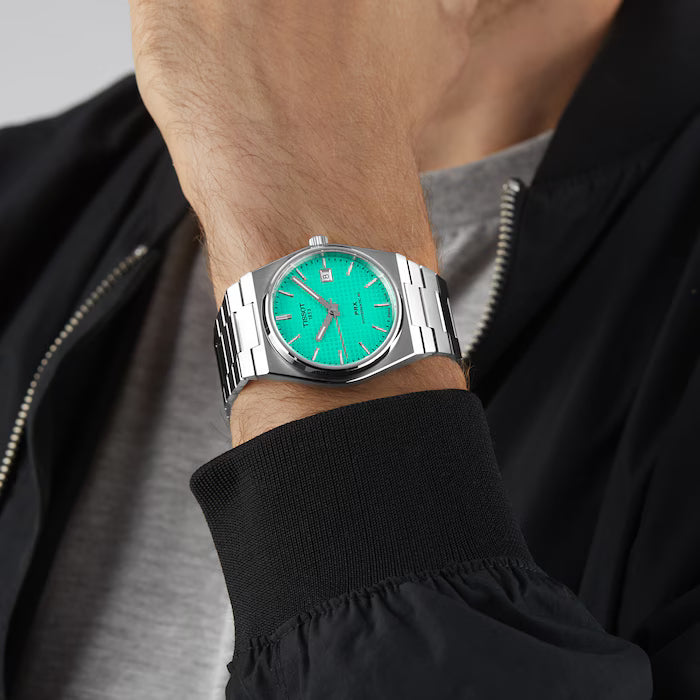 Tissot PRX Mint Dial Watch T1374071109101