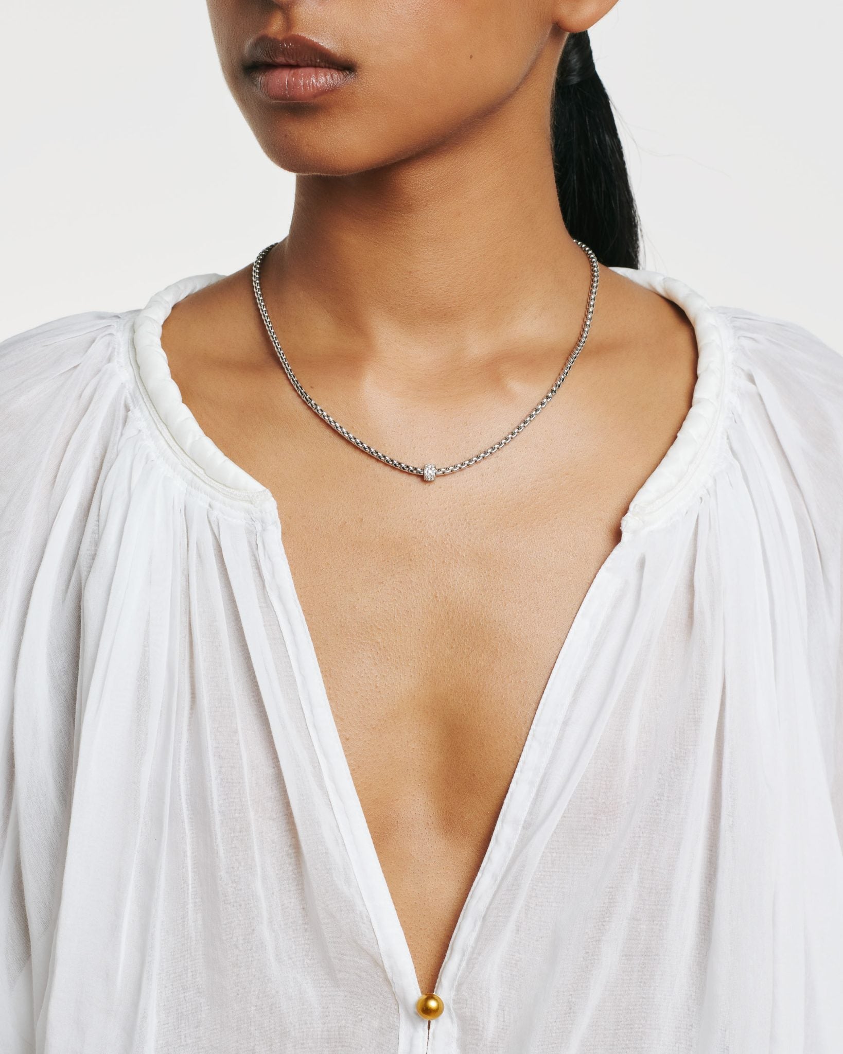 Fope Eka Necklace in 18K Gold