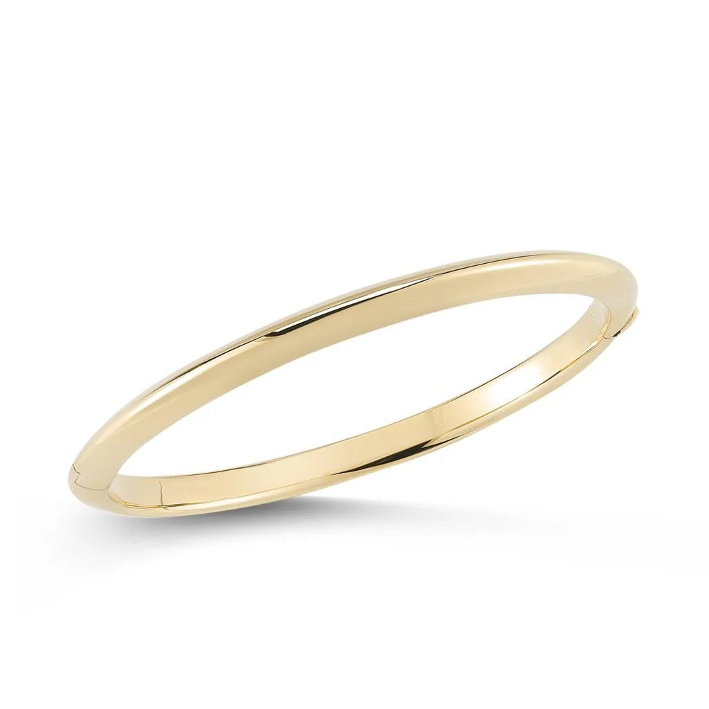 Roberto Coin Designer Gold Knifed Edge Bangle