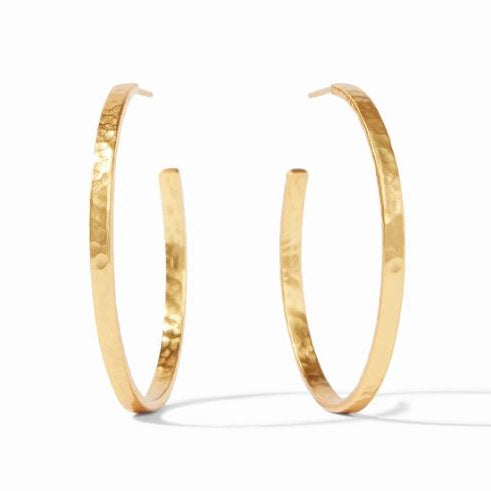 Julie Vos Large Crescent Hoop Earrings