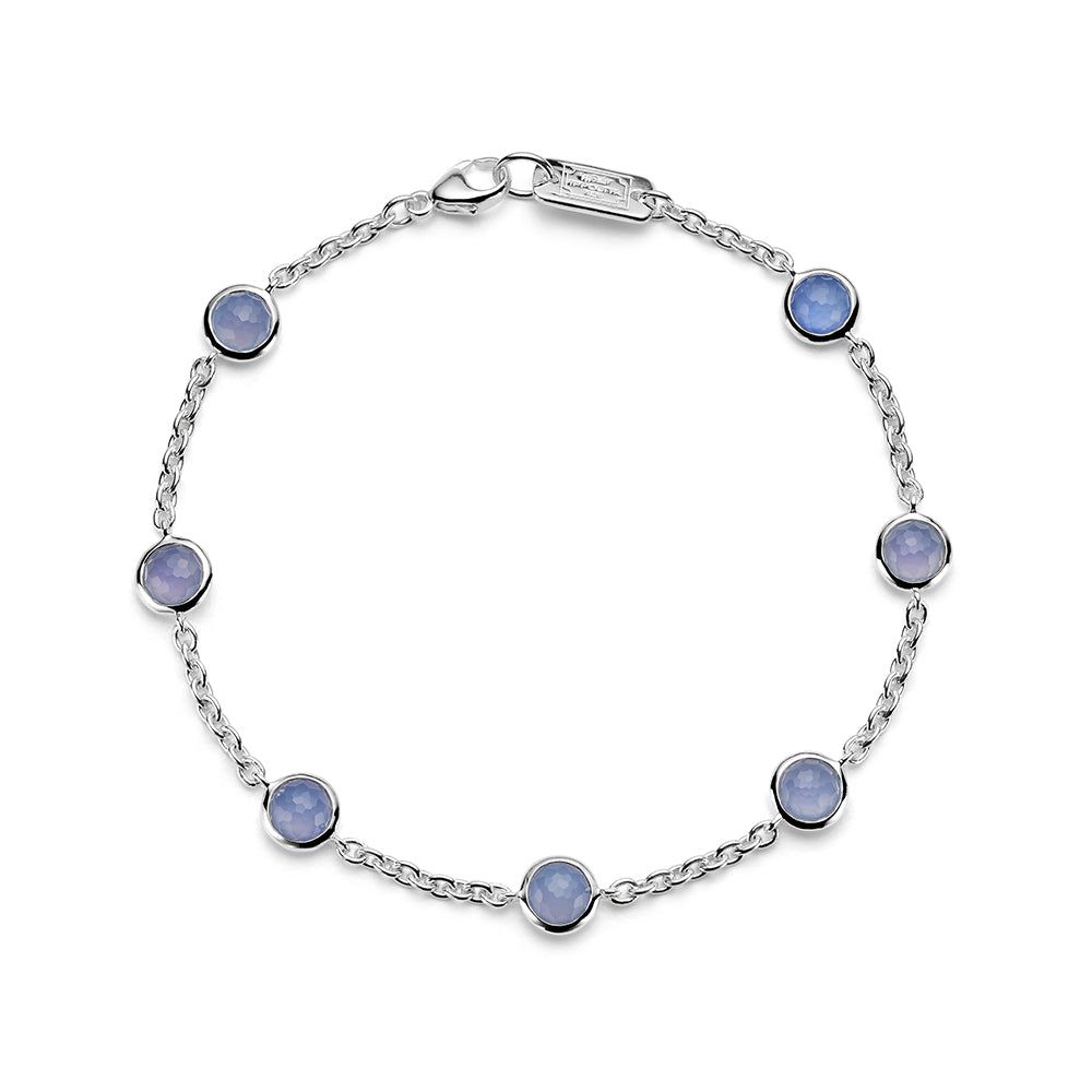 Ippolita Blue Agate Confetti Bracelet in Sterling Silver