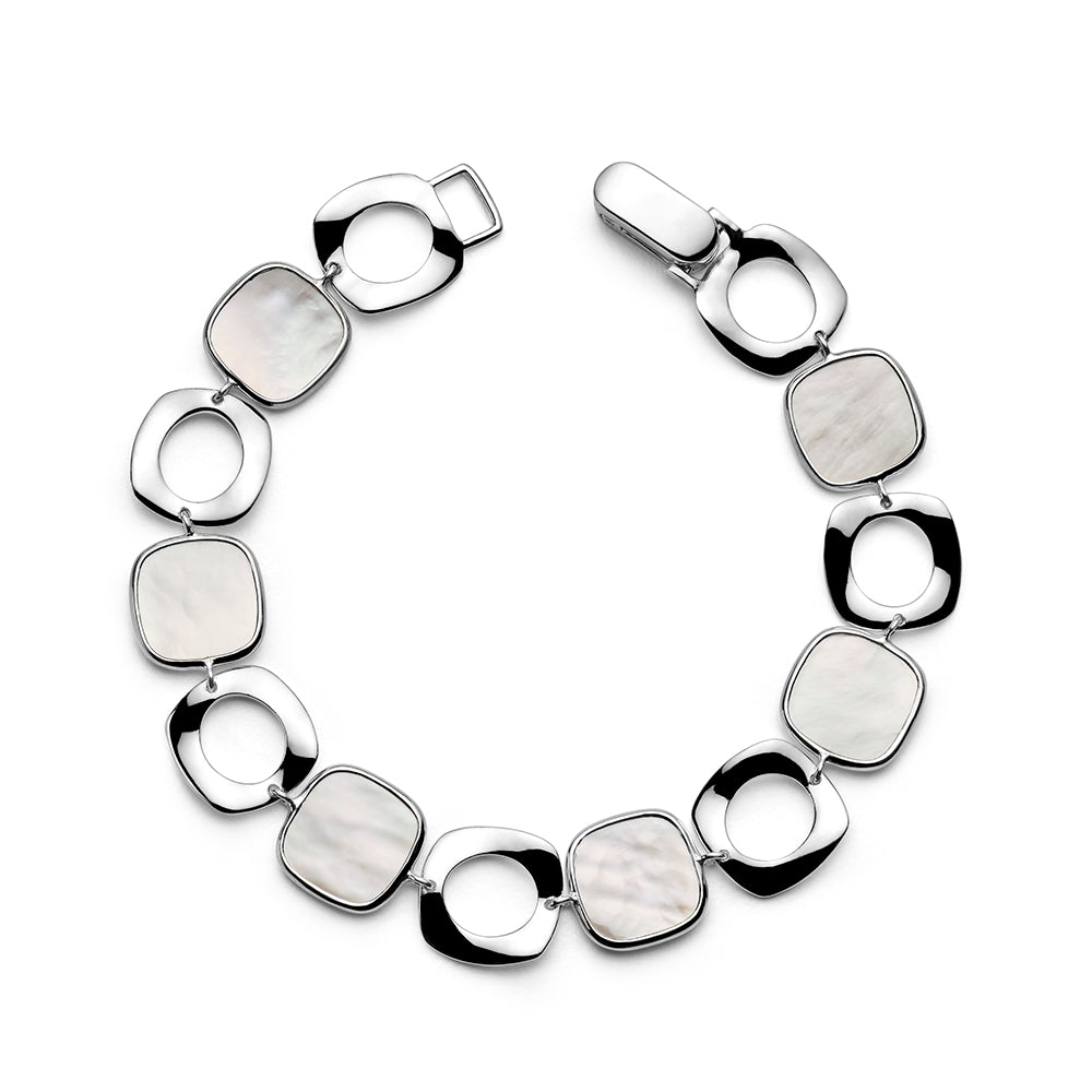 Ippolita Mother of Pearl Link Bracelet in Sterling Silver