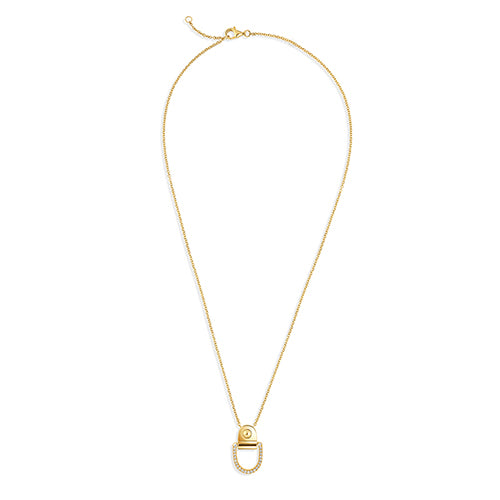 Statement Paris Rivet Necklace in 18K Yellow Gold
