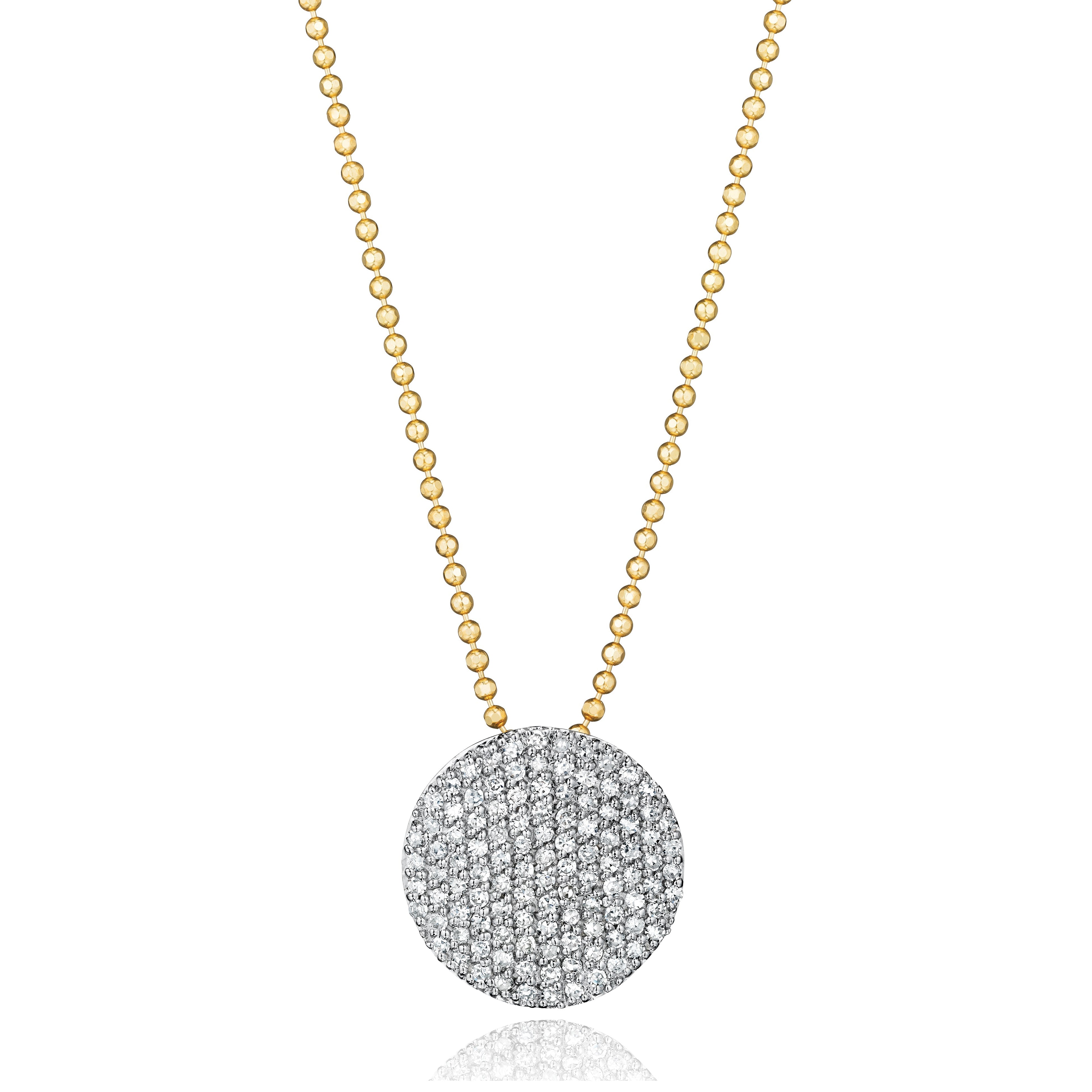 Phillips House Medium Affair Infinity Diamond Necklace in 14K Yellow Gold