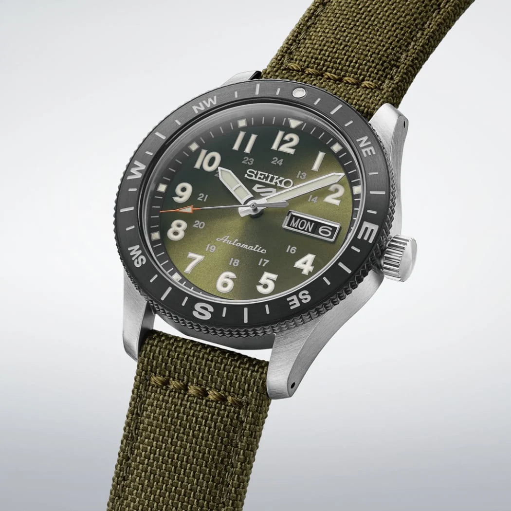 Seiko 5 Sport Khaki Green Dial Watch HDB008