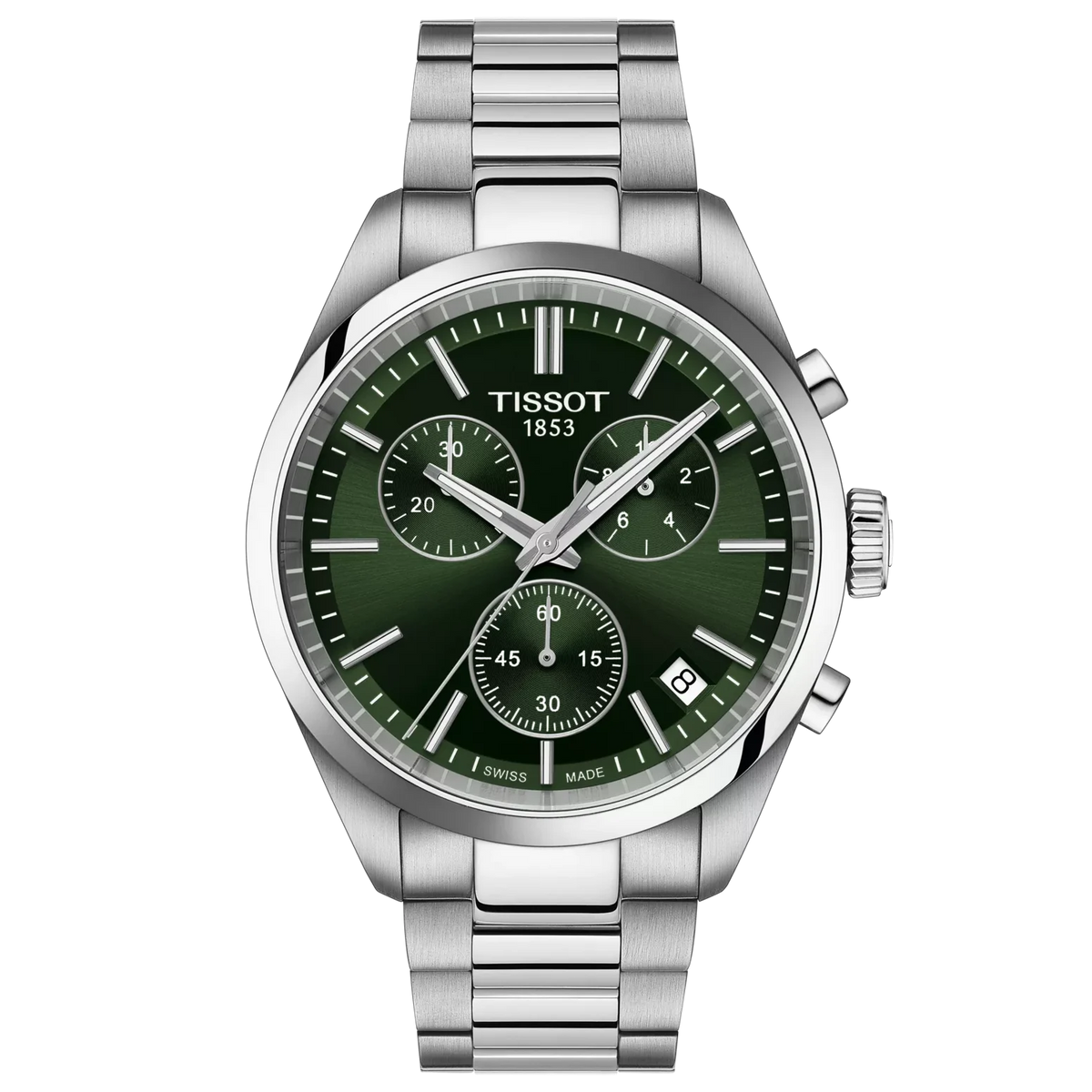Tissot PR 100 Chrono Green Dial Watch T1504171109100
