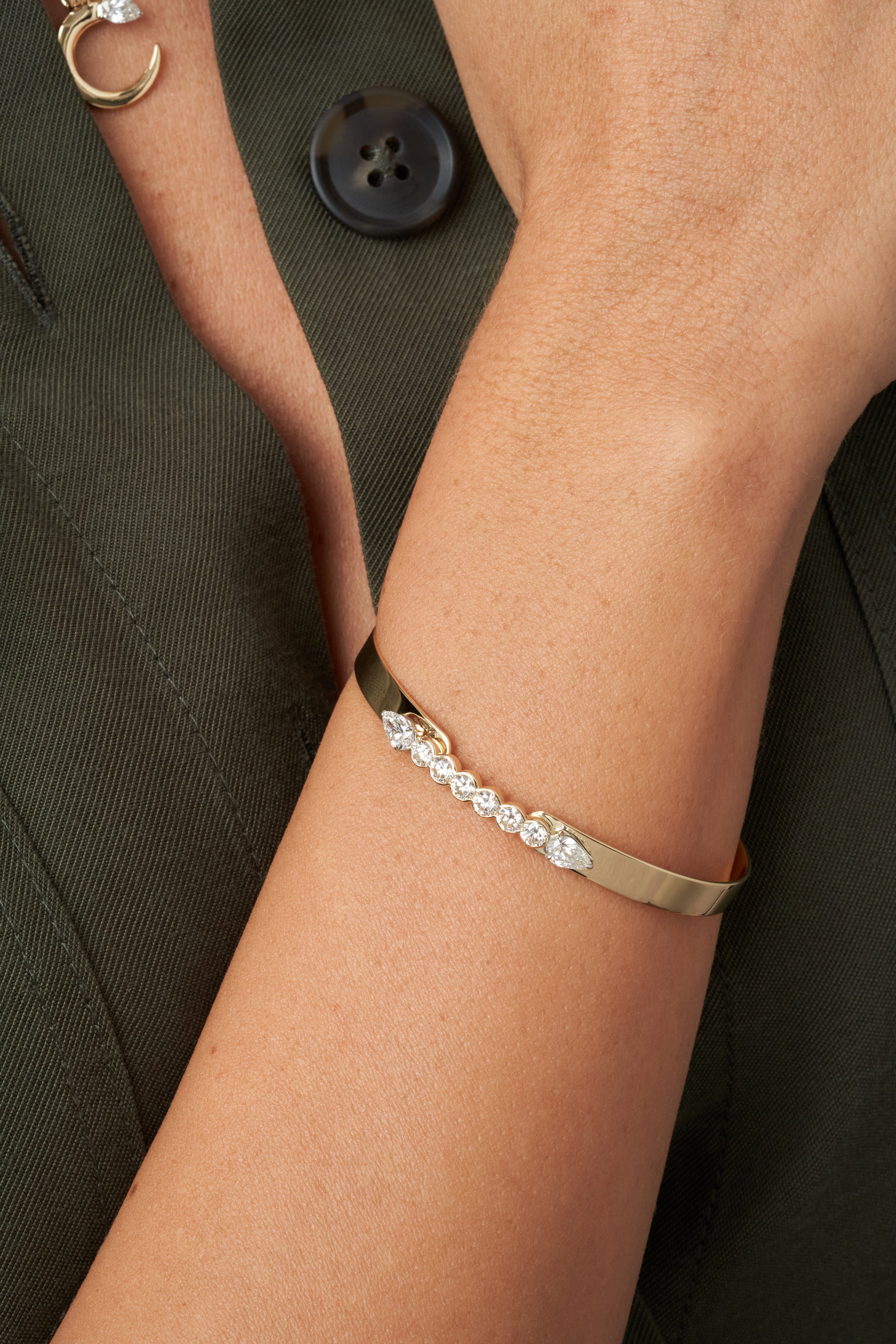 Phillips House Round & Double Pear Diamond Love Always Bracelet