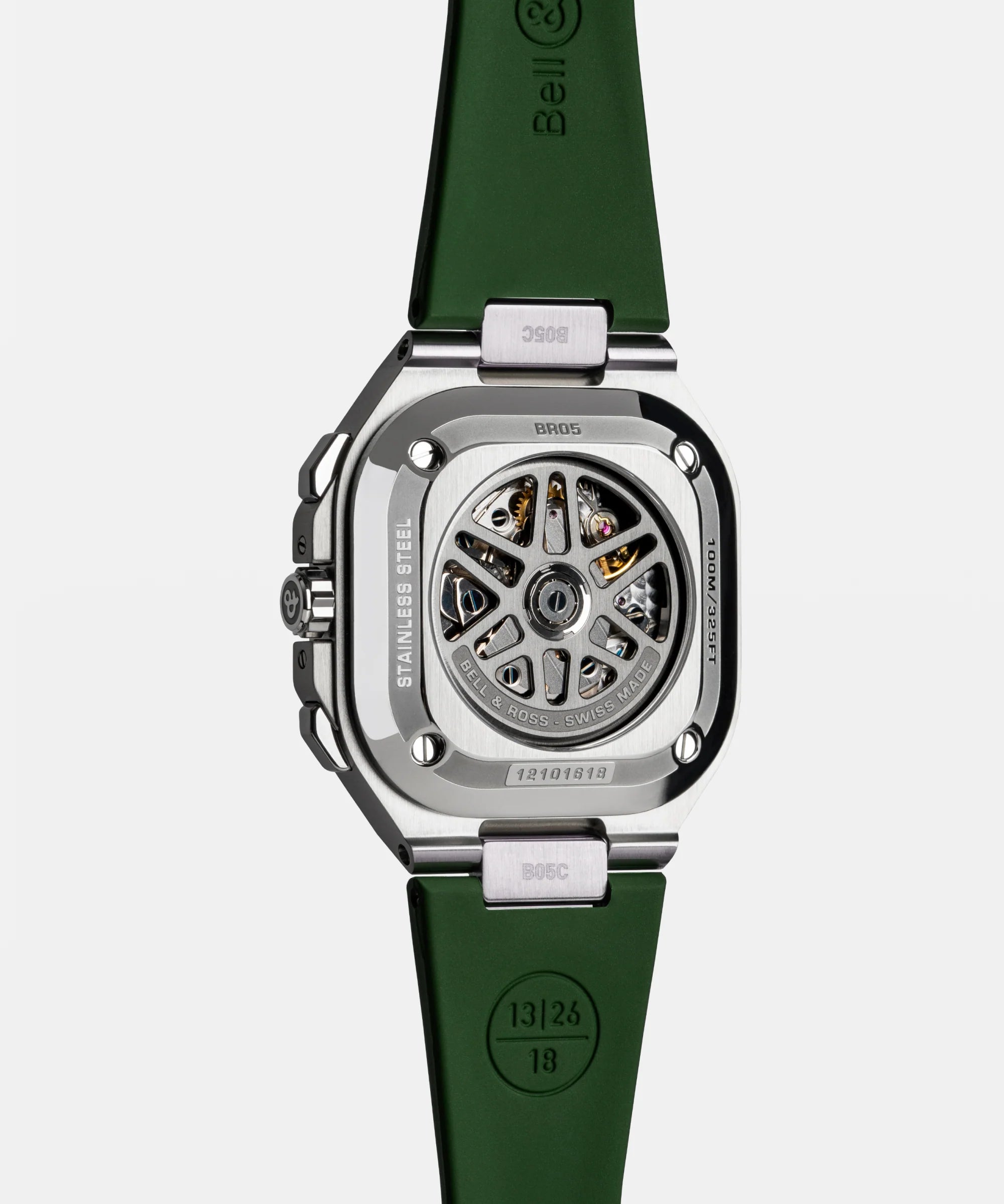 Bell & Ross BR-05 Chrono Green Steel Watch