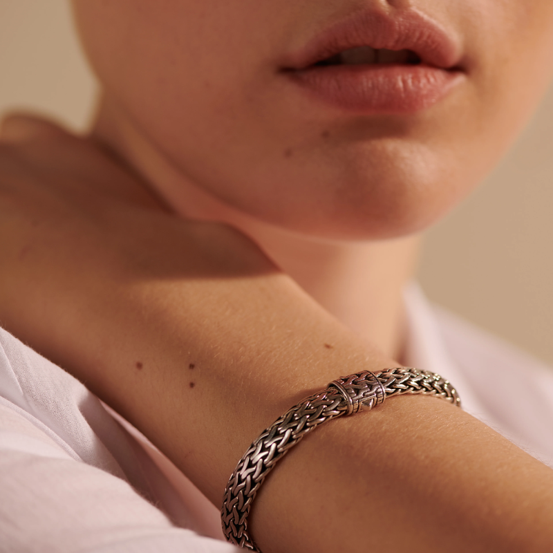 John Hardy Icon Bracelet in Sterling Silver, 7.5MM