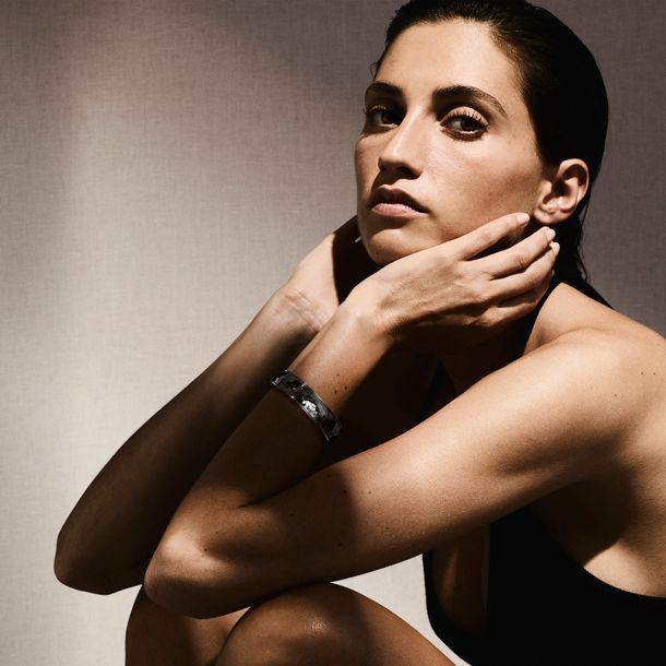 Ippolita Classico Thin Goddess Tapered Cuff in Sterling Silver