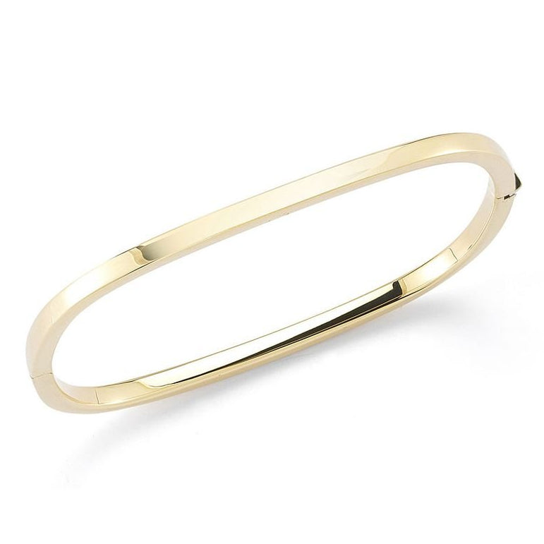 Roberto Coin Designer Gold Square Bangle in Yellow Gold