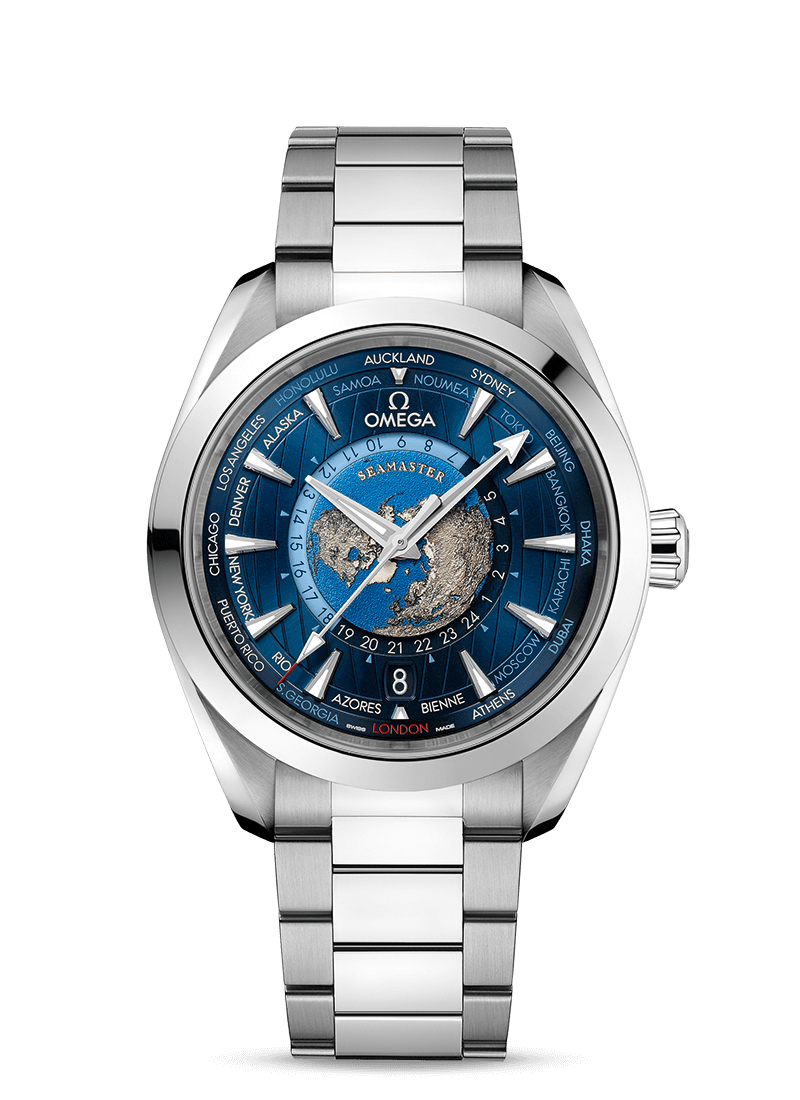 Omega Seamaster Co-Axial Master Chronometer GMT Worldtimer 43MM 220.10.43.22.03.001