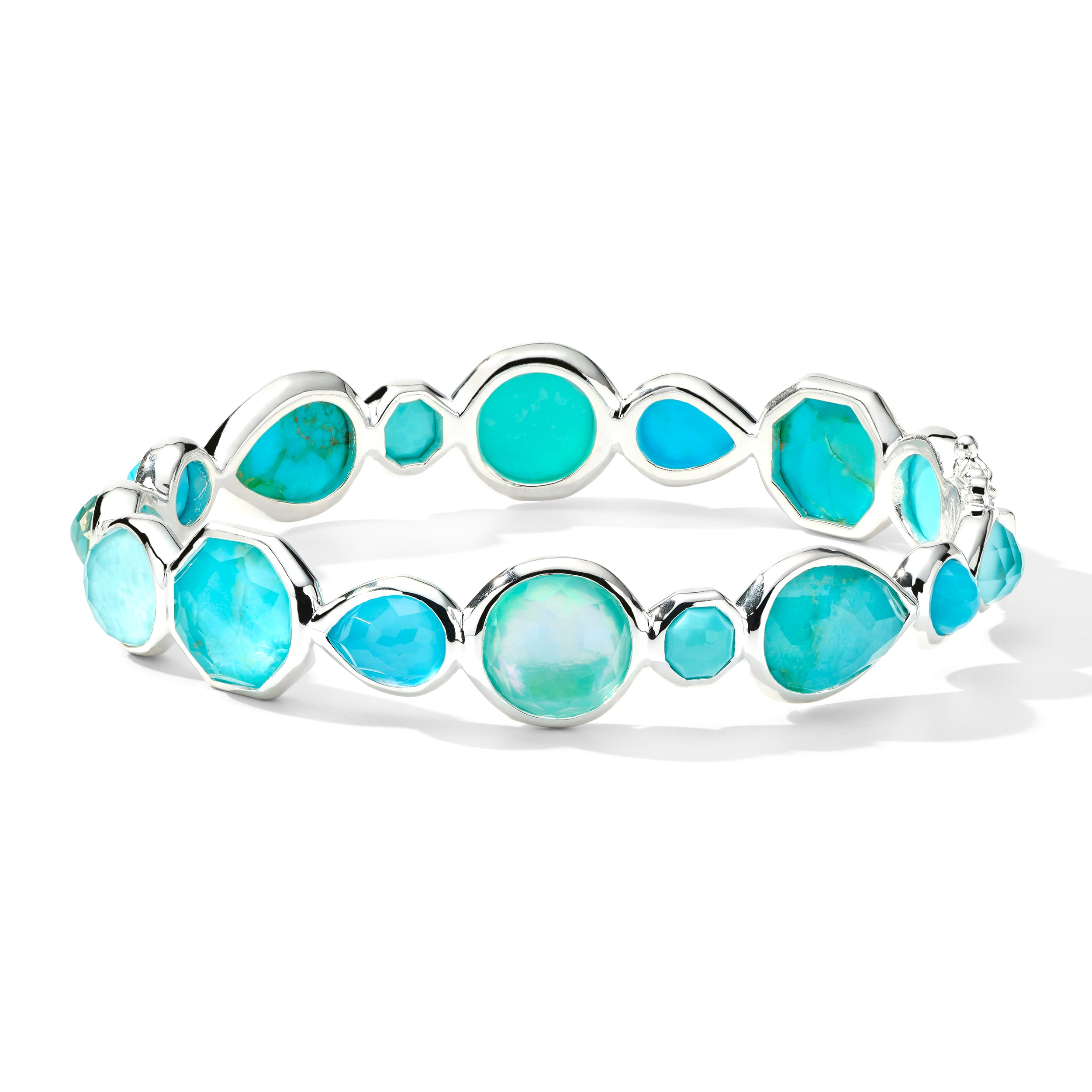 Ippolita Bailey's Exclusive Rock Candy All-Stone Hinged Bangle in Apulia