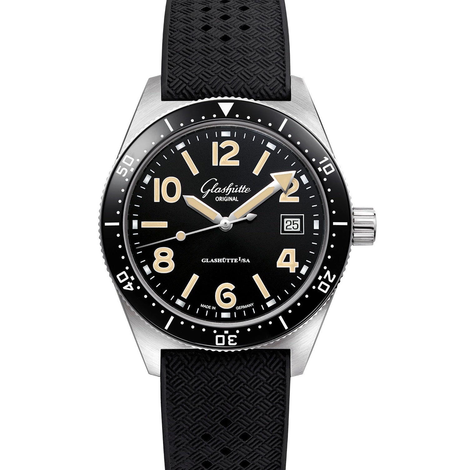 Glashutte Original SeaQ Watch with Black Dial