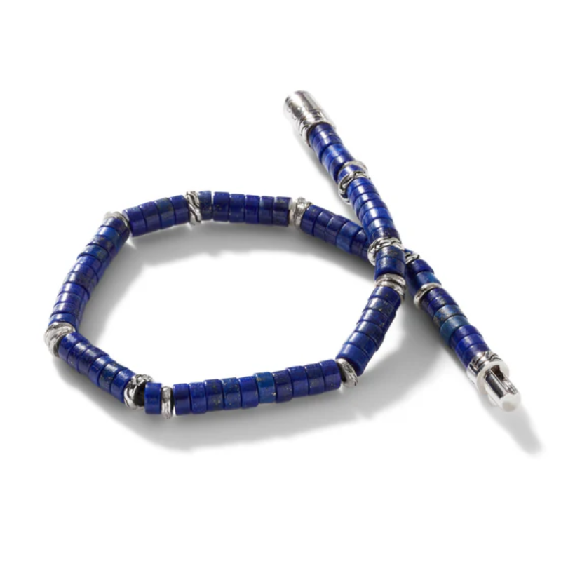 John Hardy Men's Lapis Lazuli Heishi Bracelet