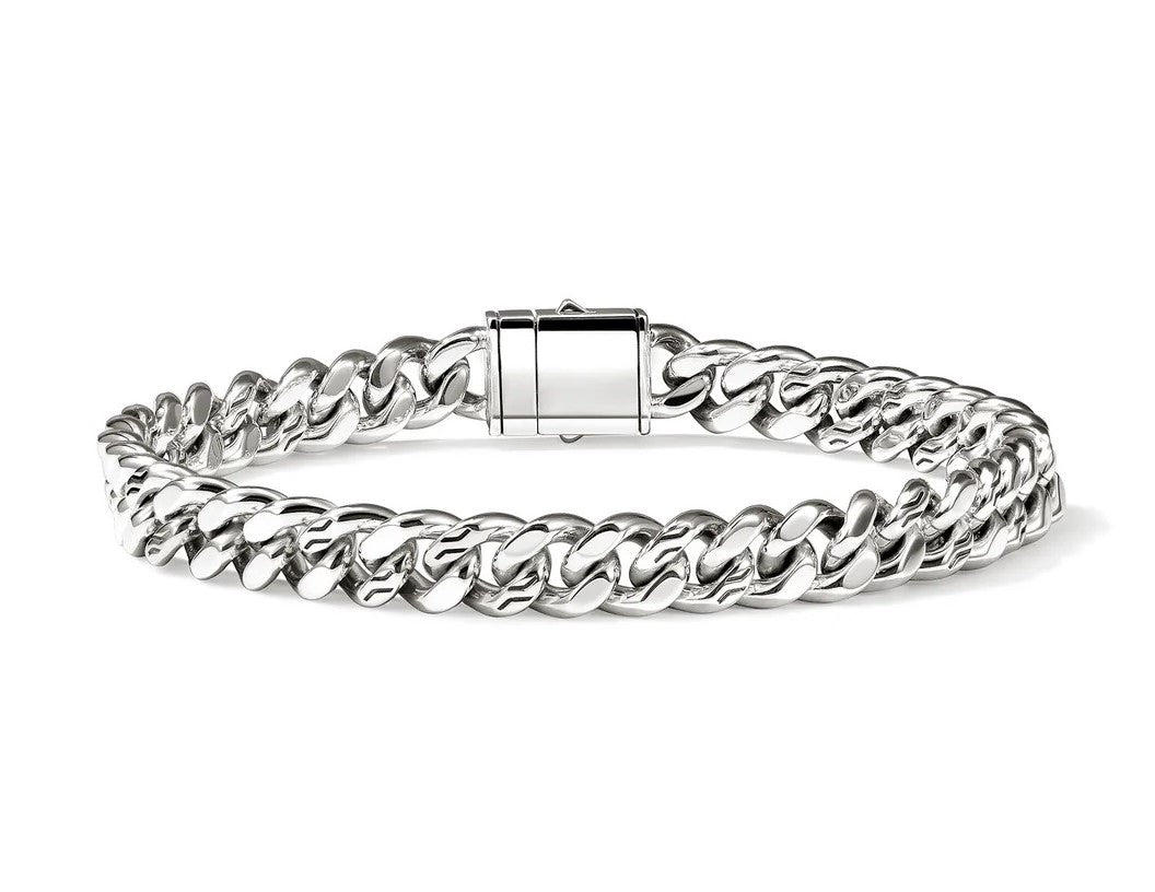 John Hardy Men's Curb Link Bracelet in Sterling Silver, 7MM