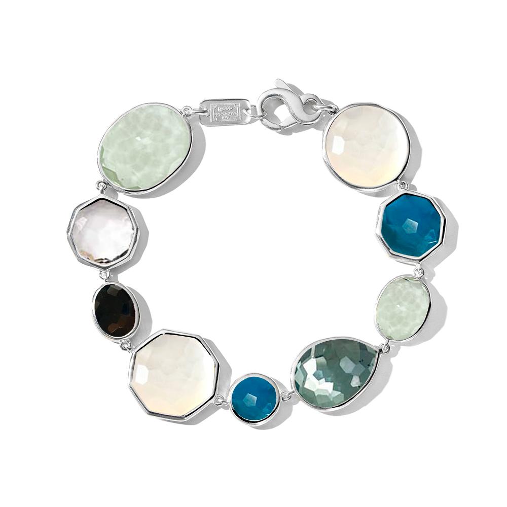 Ippolita Antico Large Stone Flexible Bracelet in Sterling Silver