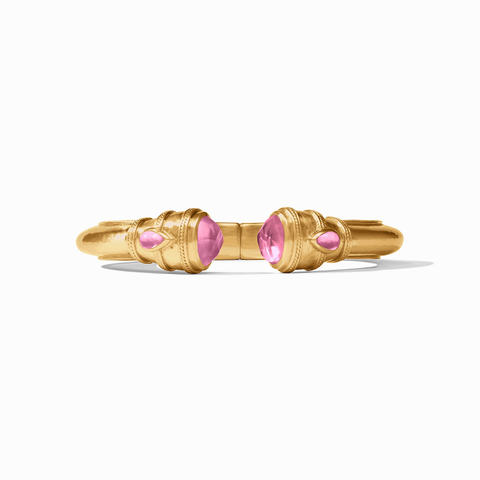 Julie Vos Cannes Demi Cuff in Iridescent Tourmaline Pink