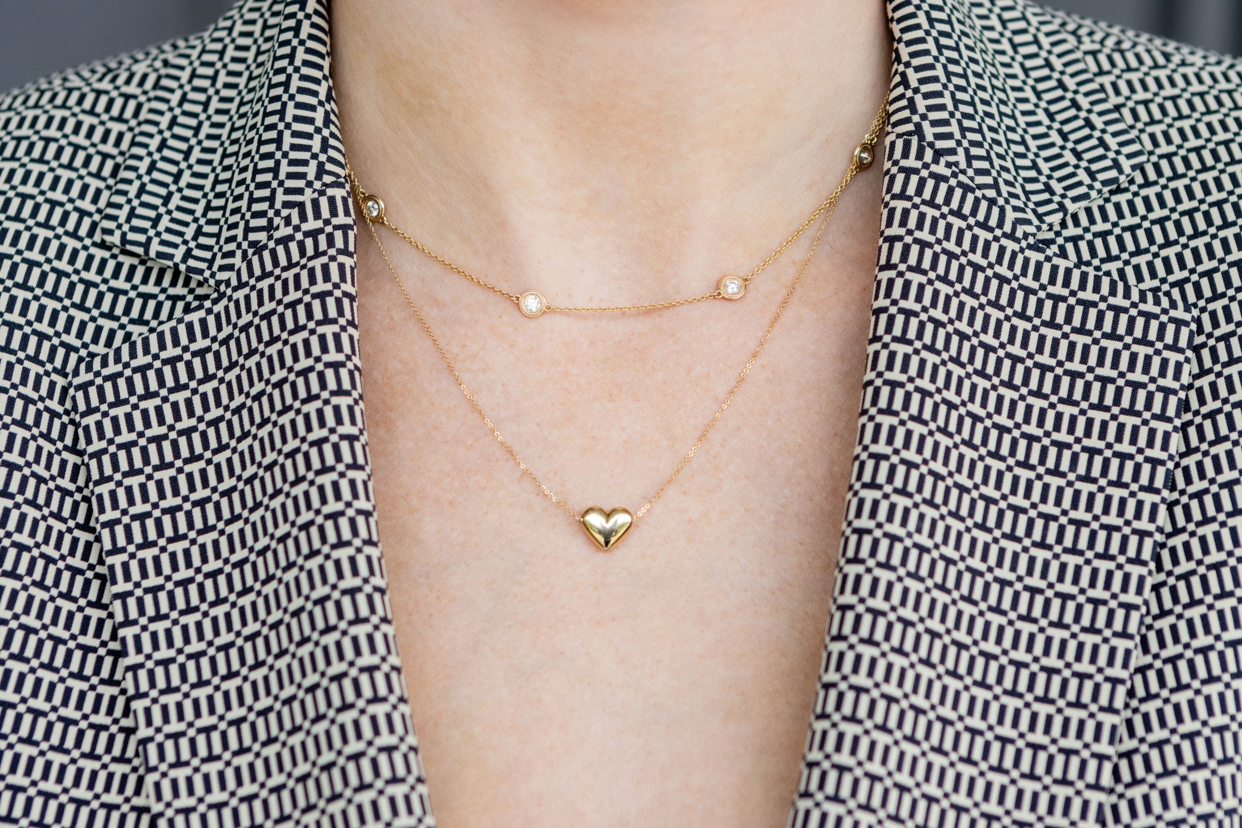Diamonds By The Yard Necklace in 14K Yellow Gold