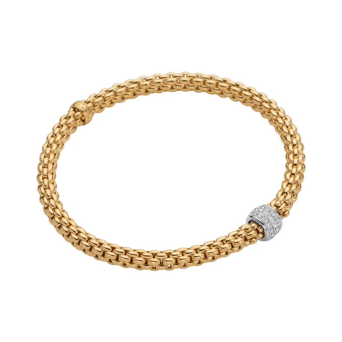 Fope Solo Bracelet in 18K Yellow Gold