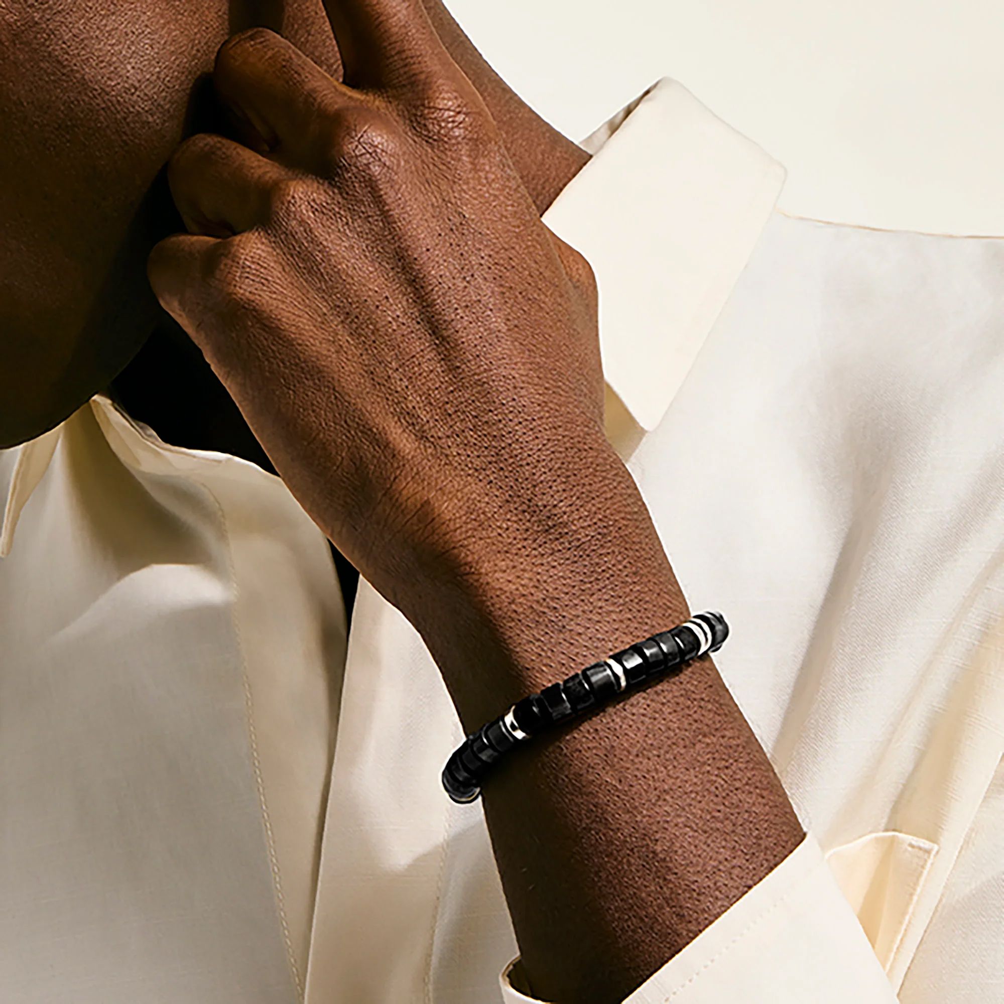 John Hardy Men's Heishi Beaded Black Onyx Bracelet