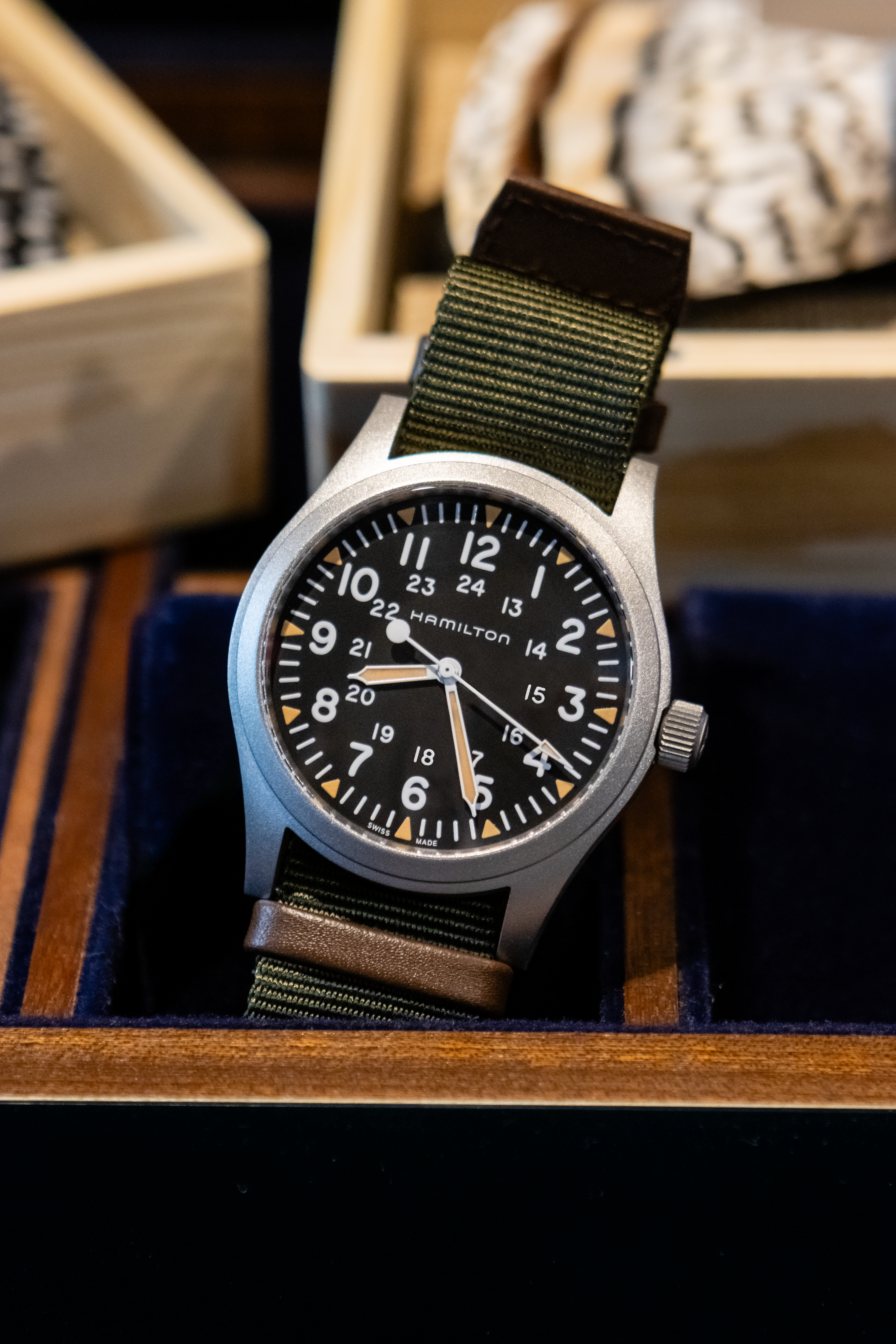 Hamilton Khaki Field Mechanical Black Dial Watch H69439931