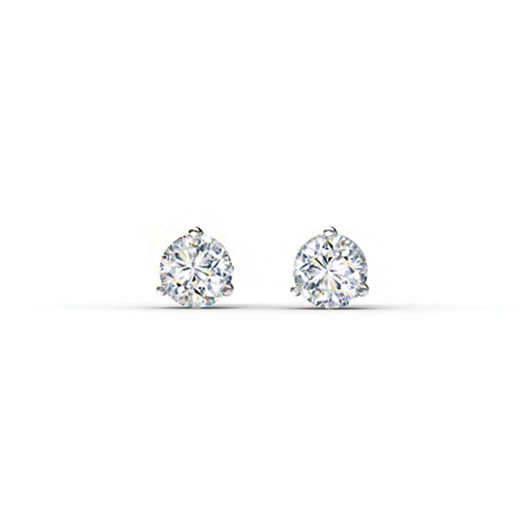 Bailey's Essentials 1.00CT Round Diamond Martini Stud Earrings in 14K White Gold