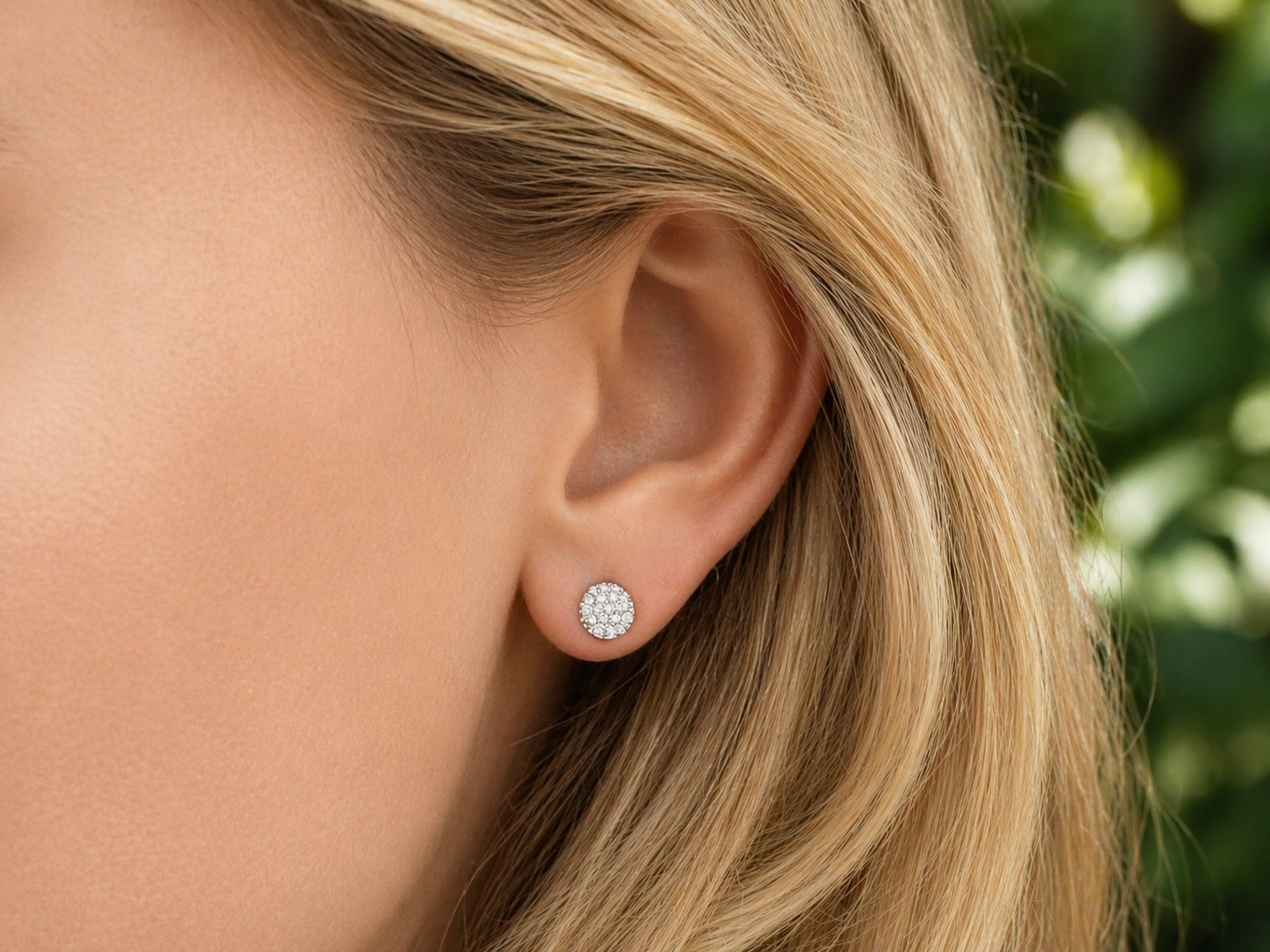 Phillips House Micro Affair Infinity Diamond Stud Earrings in 14K Yellow Gold
