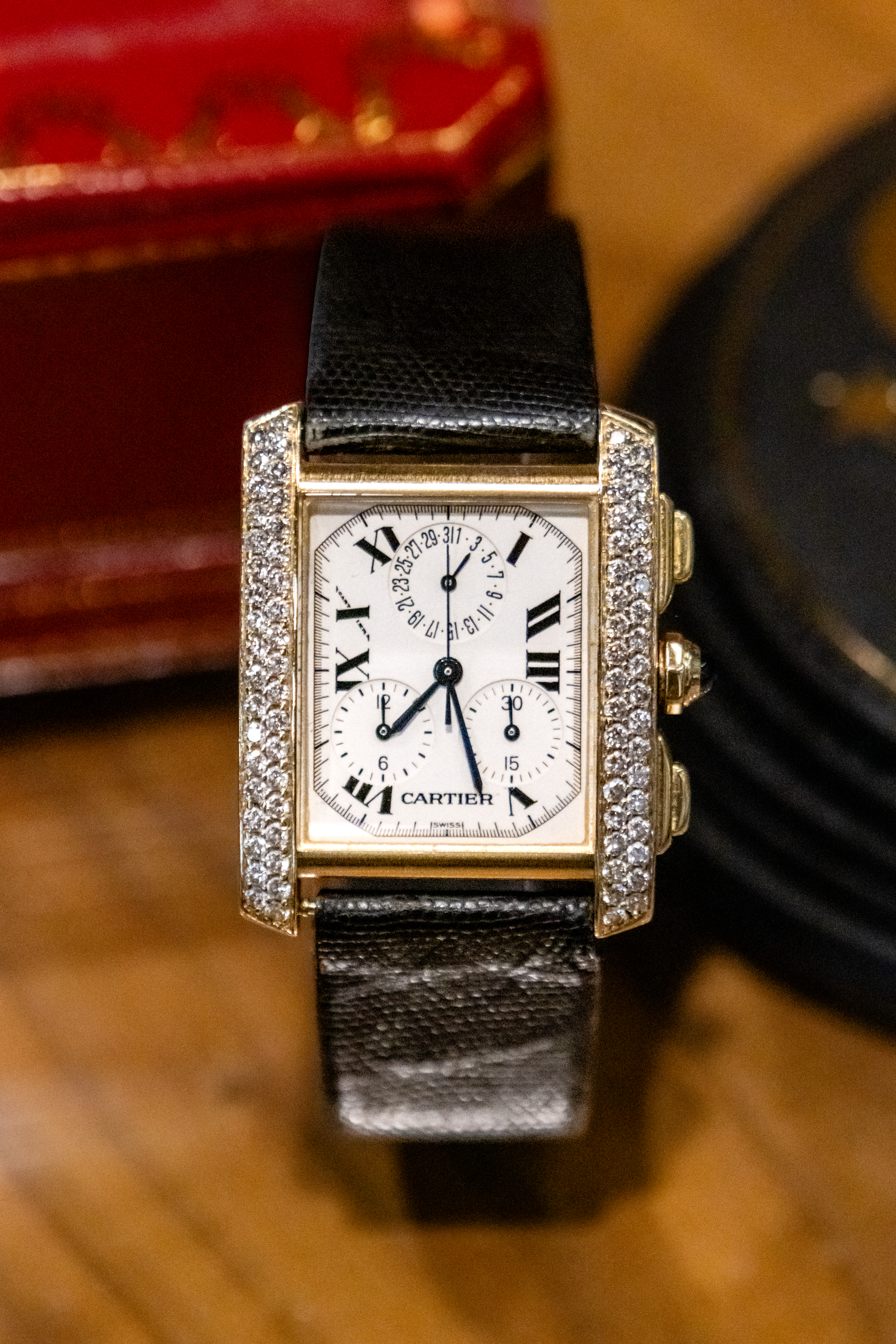 Bailey's Certified Pre-Owned Cartier Women's Tank Francaise Quartz Chrono 1830 MG267779