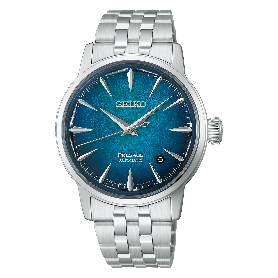 Seiko Presage Cocktail Time Blue Dial Watch HCB001