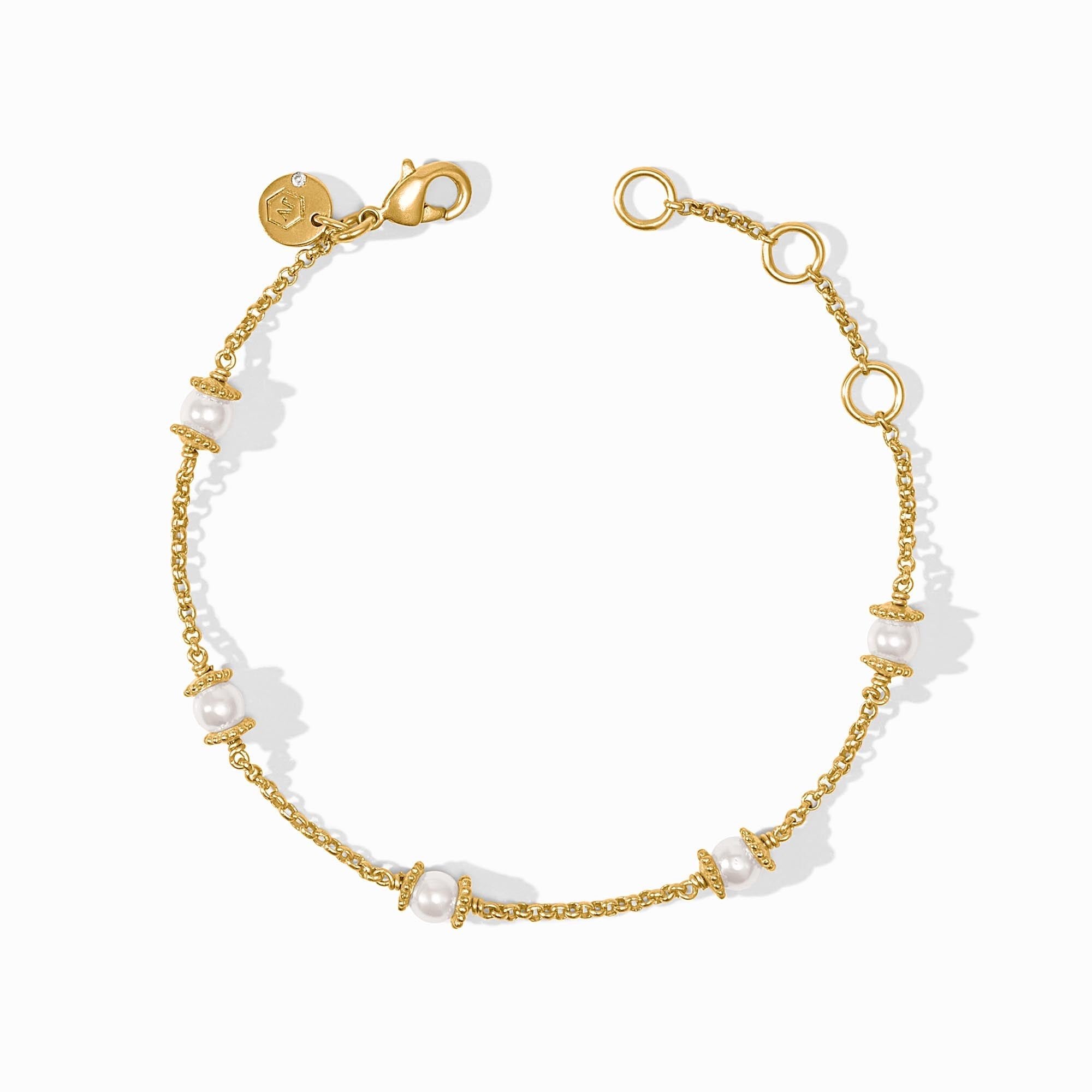 Julie Vos Hydra Delicate Bracelet in Pearl