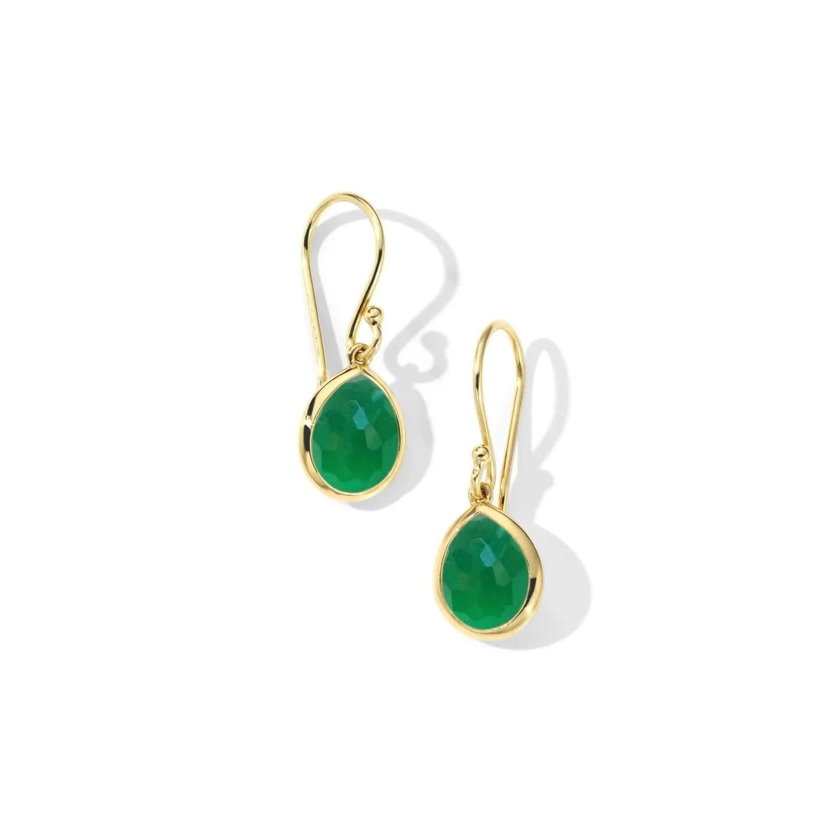 Ippolita Rock Candy Green Agate Teeny Teardrop Earrings