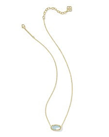 Kendra Scott Elisa Necklace in Light Blue Illusion
