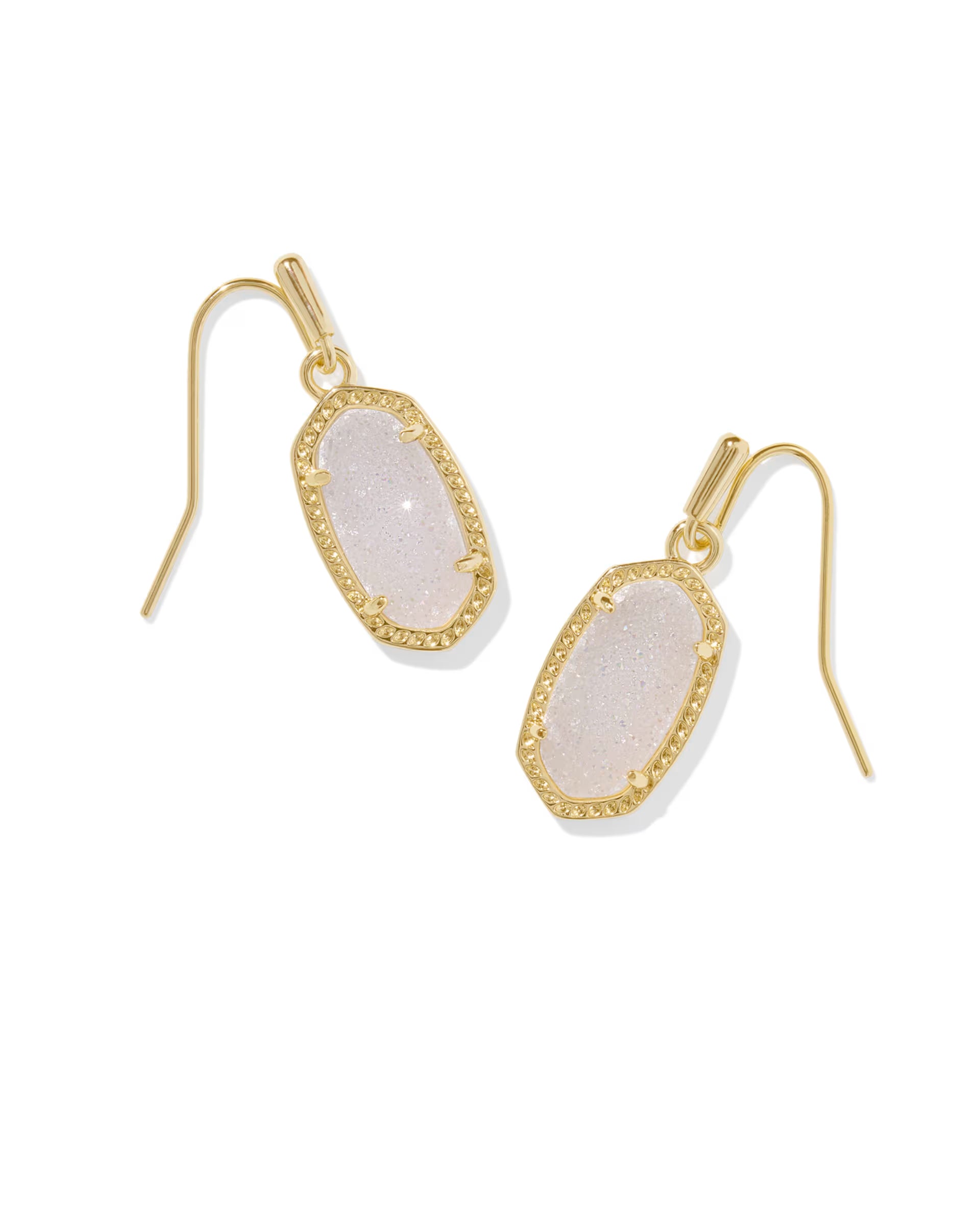 Kendra Scott Lee Drop Earrings in Iridescent Drusy
