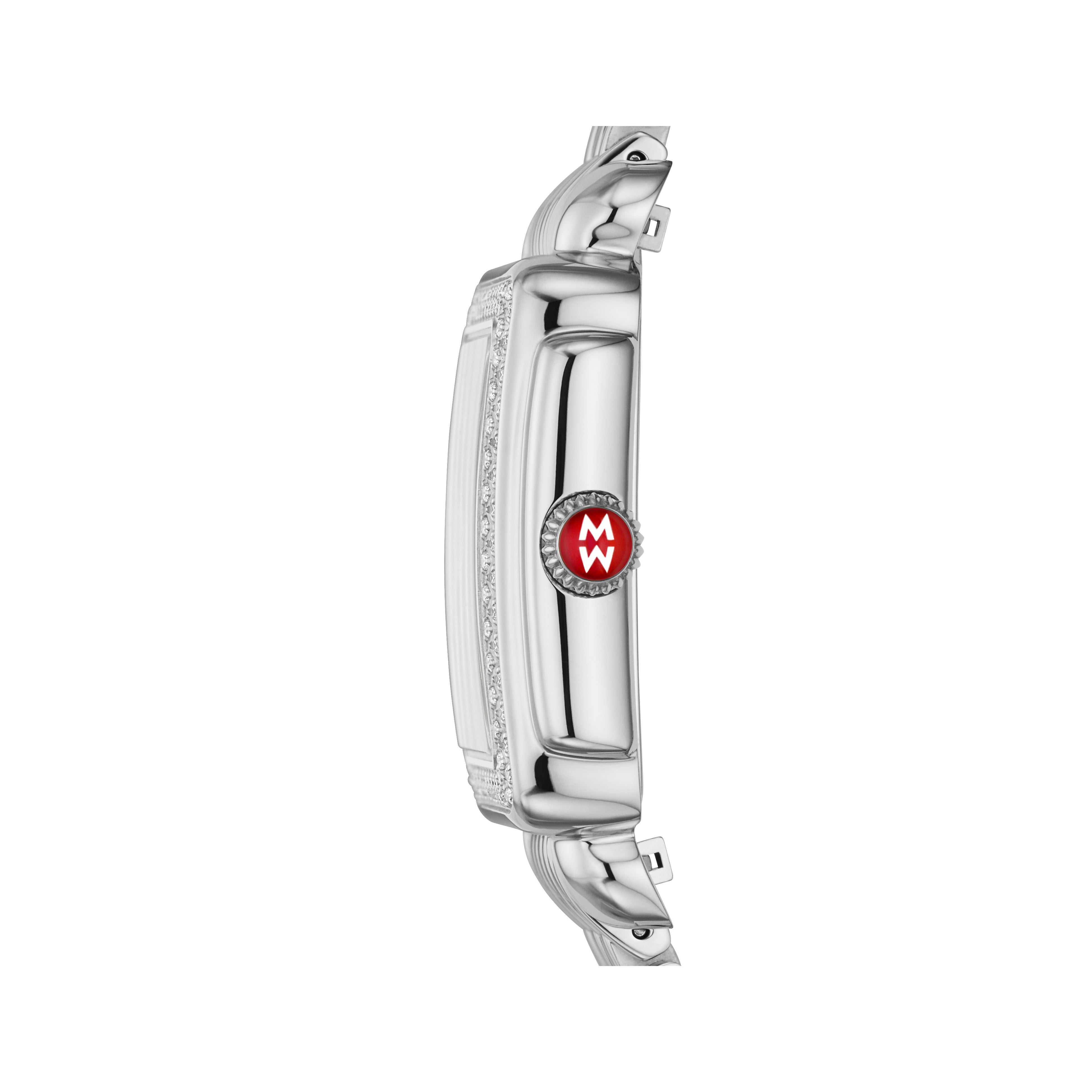 Michele Deco Madison Mid Stainless Diamond Watch