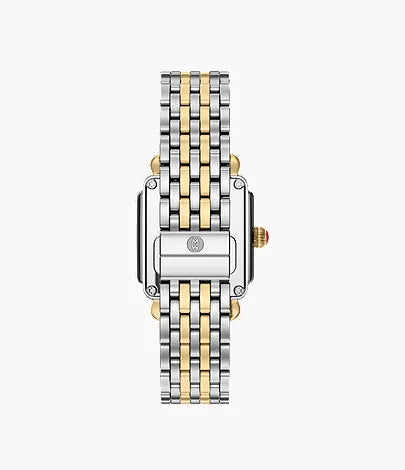 Michele Deco Madison Two-Tone Brown Dial Watch, 31MM