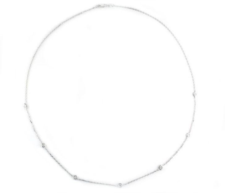 Diamonds By The Yard Necklace in Sterling Silver