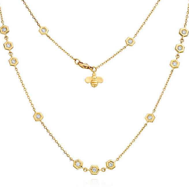 Gumuchian Mini B Multi Necklace in 18K Yellow Gold