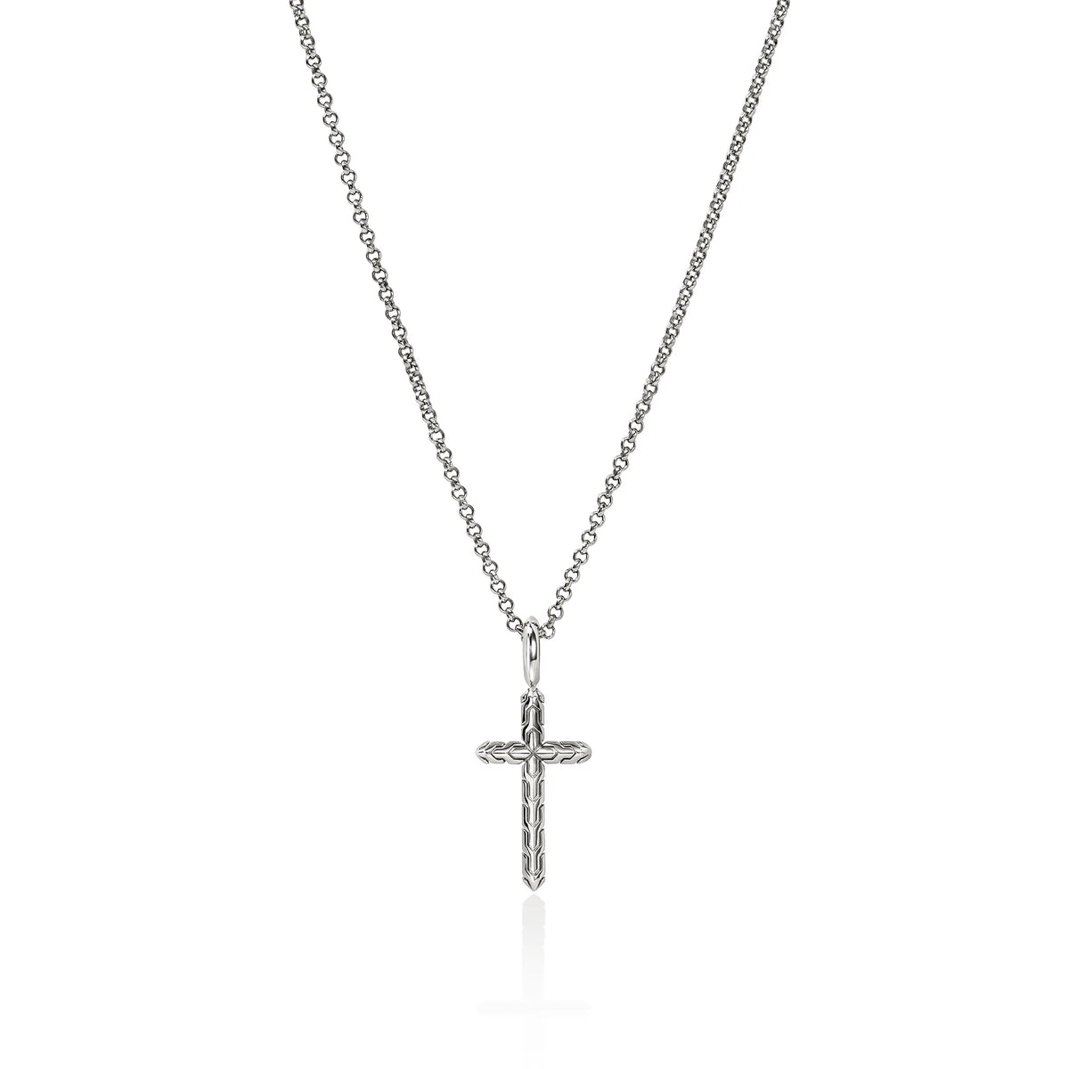 John Hardy Cross Essential Necklace in Sterling Silver