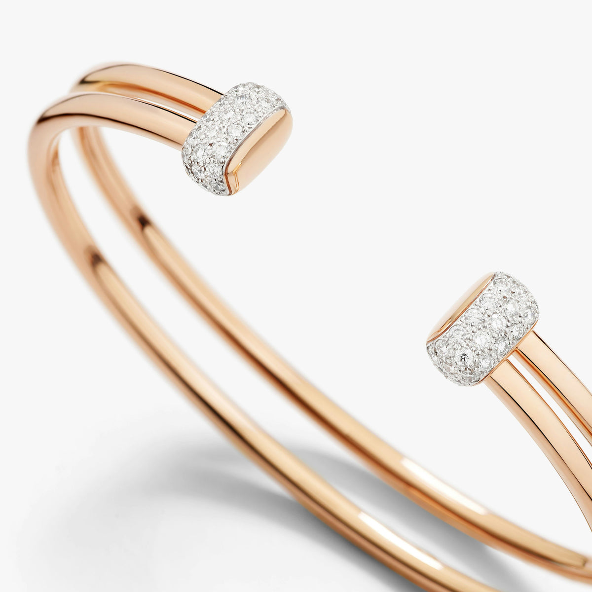 Pomellato Diamond Together Bracelet in 18K Rose Gold