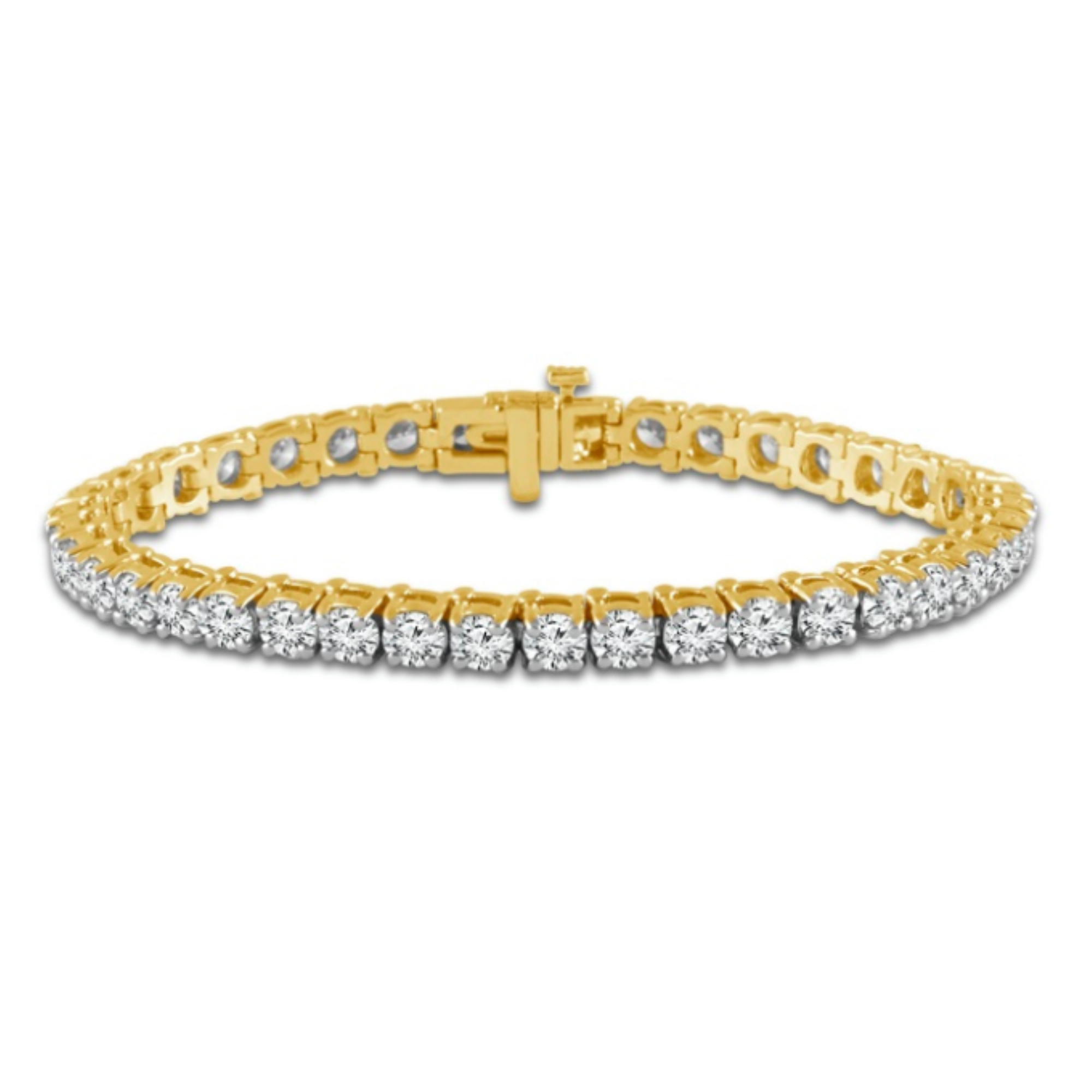 Bailey's Essentials 3.00CT Round Diamond Tennis Bracelet in 14K Yellow Gold