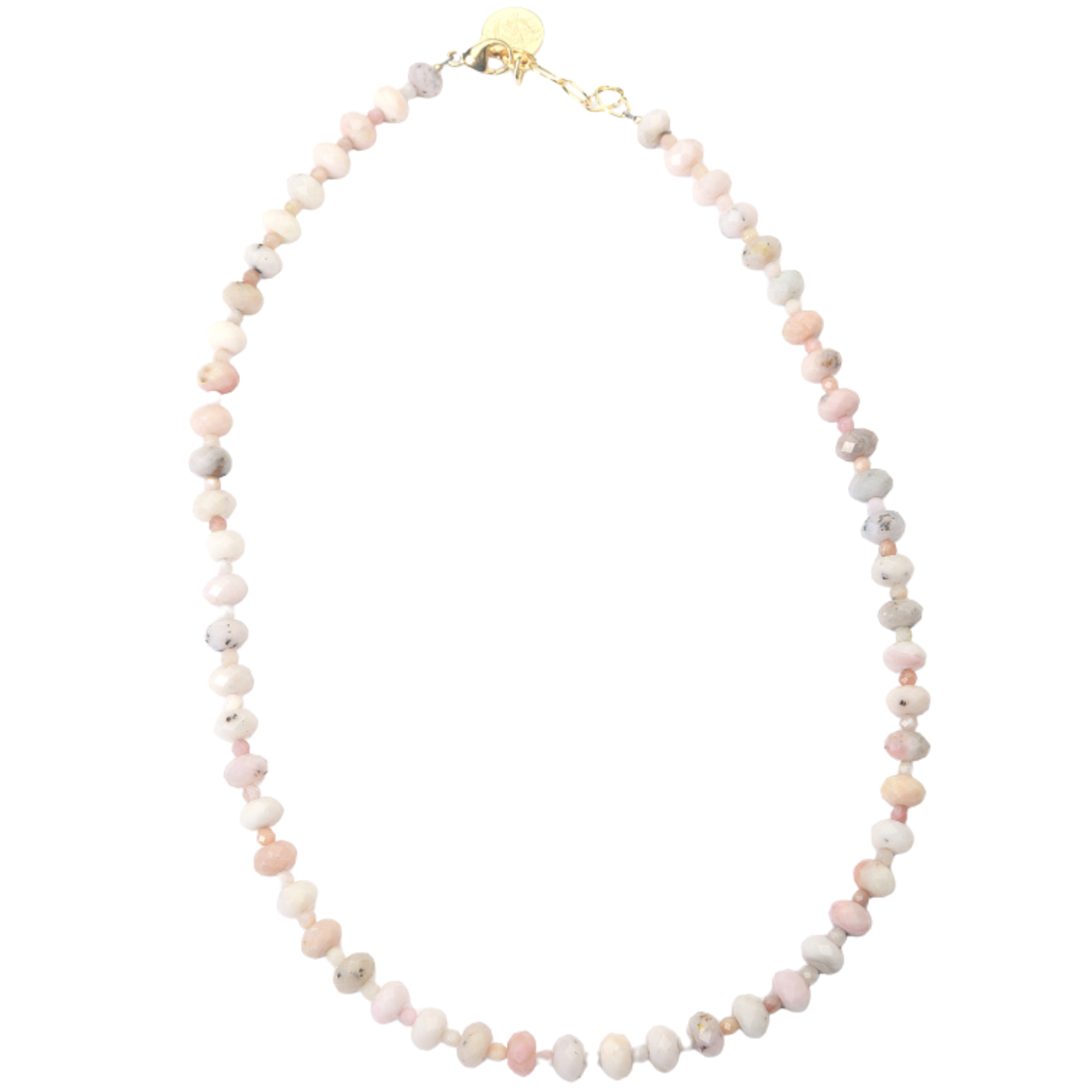 Wendy Perry Pink Opal Candy Beaded Necklace