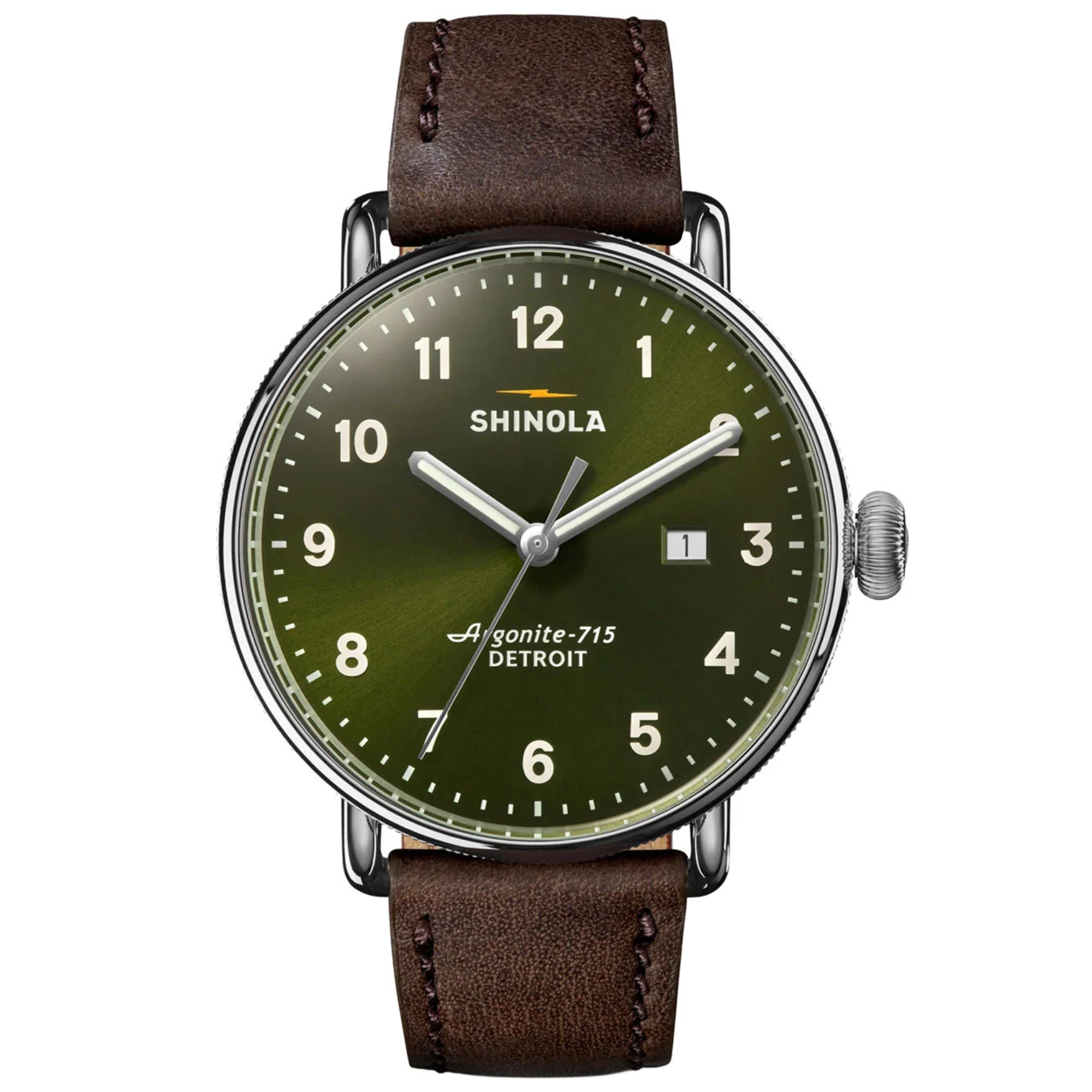 Shinola Canfield Olive Watch 43MM S0120307786