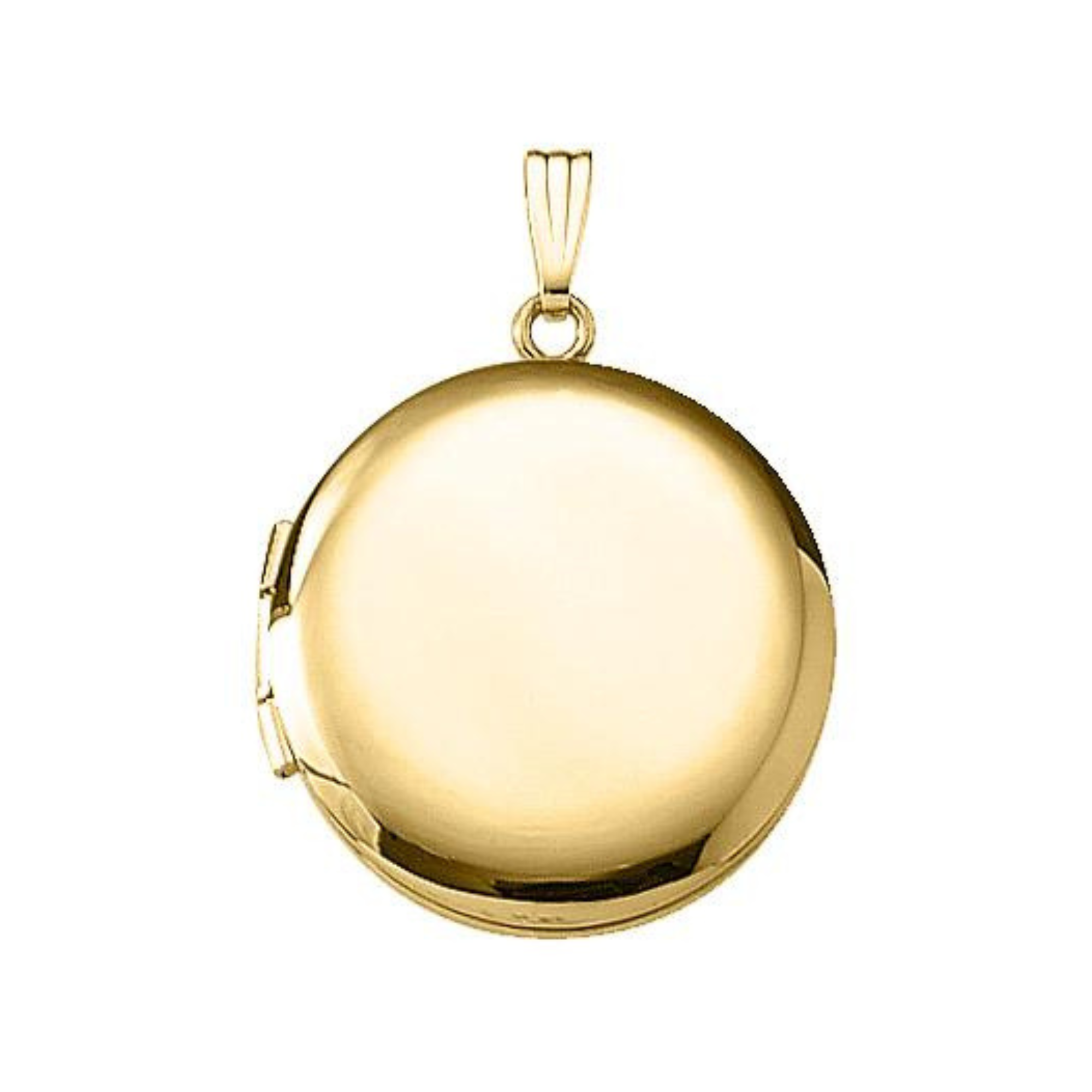 Polished Round Locket Necklace in 14K Yellow Gold Filled, 20" Length
