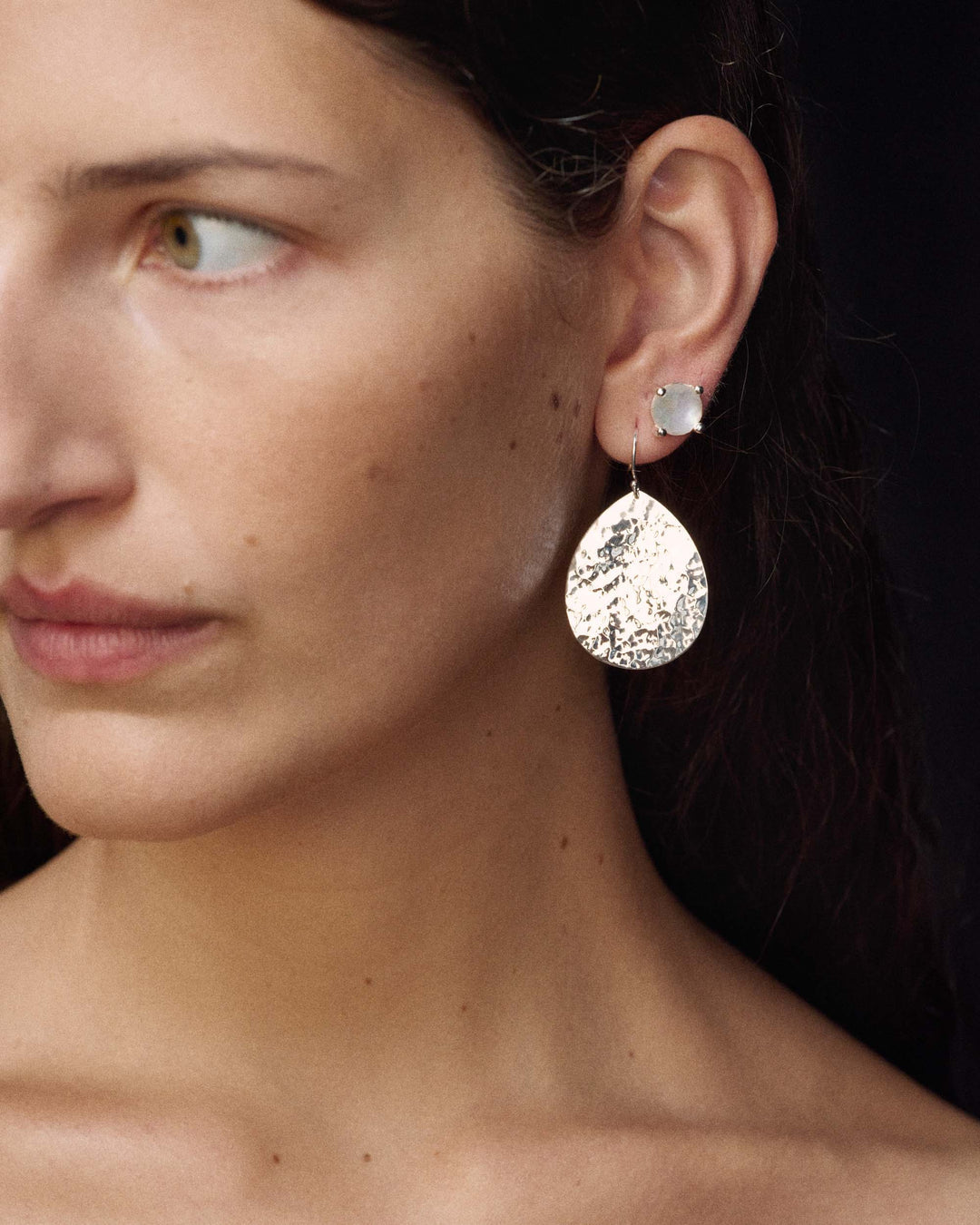 Ippolita Blue Topaz & Pyrite Mini Stud Earrings in Sterling Silver