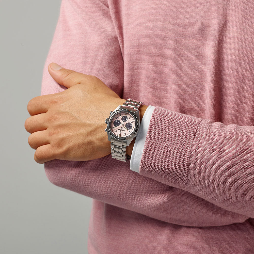 Seiko Solar Prospex Pink Dial Watch SSC963